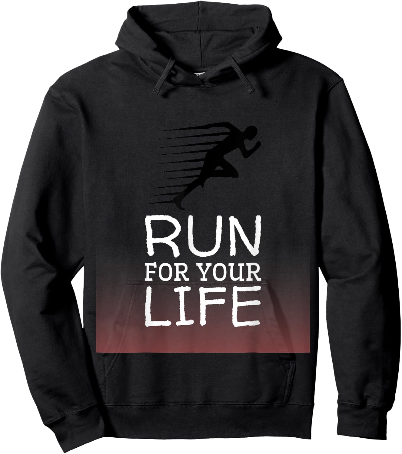 Run for Your LIfe Hoodie - Hoodie | Black