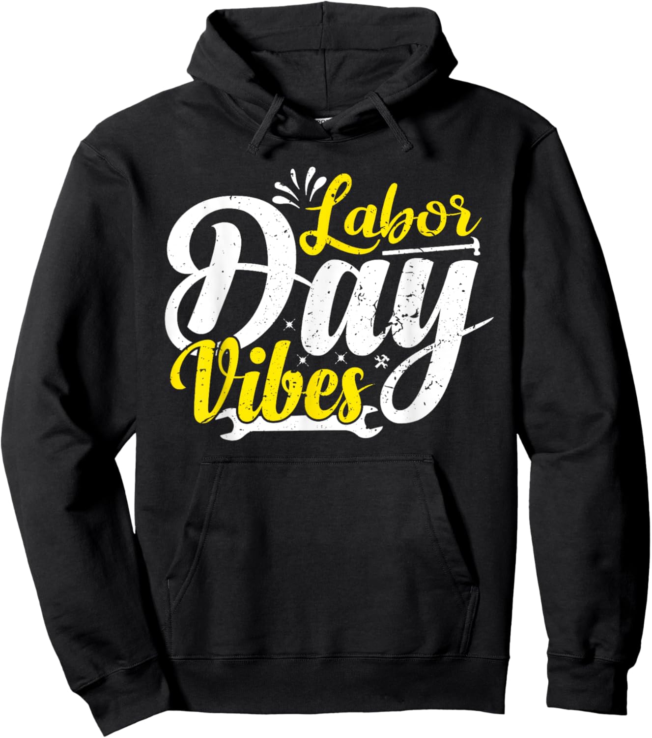 Labor Day Vibes Shirt Patriot Happy Labor Day Men Women Boys Hoodie - Hoodie | Black
