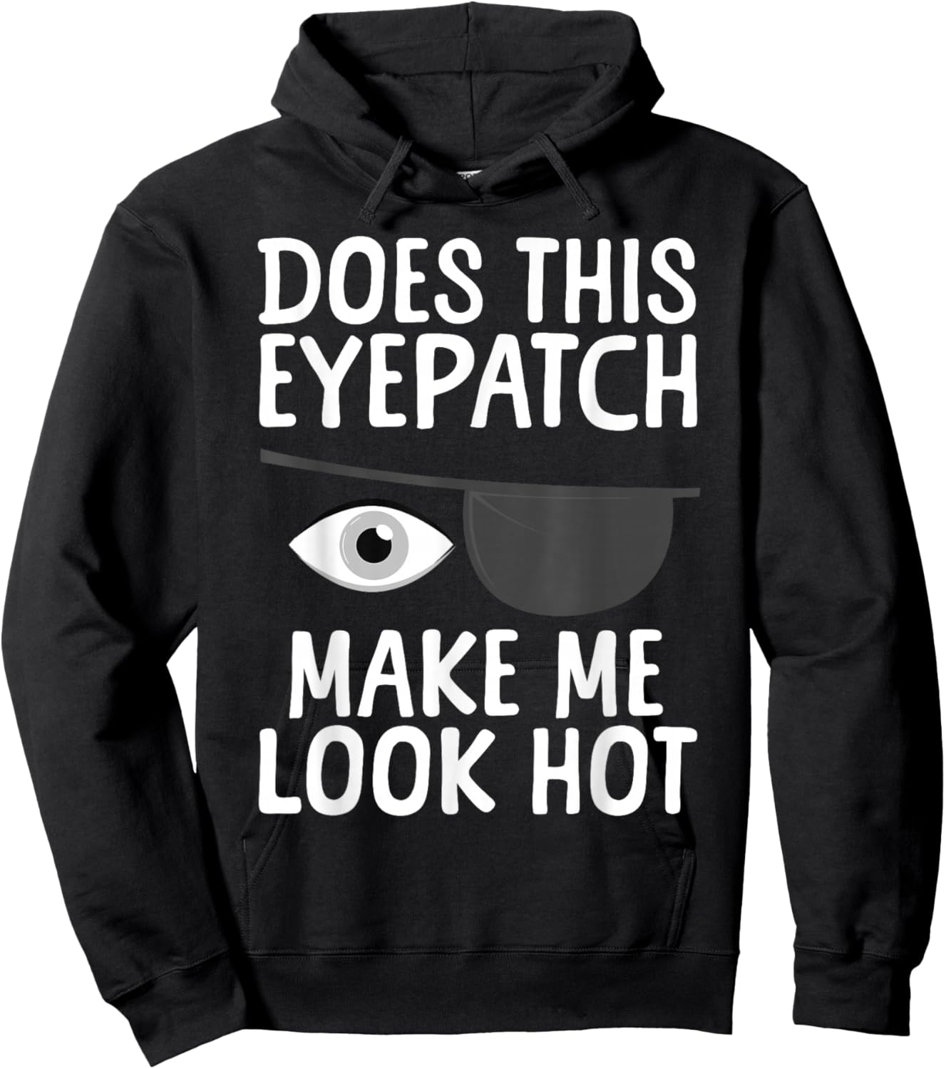Eye Surgery Design Women Kids Eye Patch Eye Surgery Hoodie - Hoodie | Black