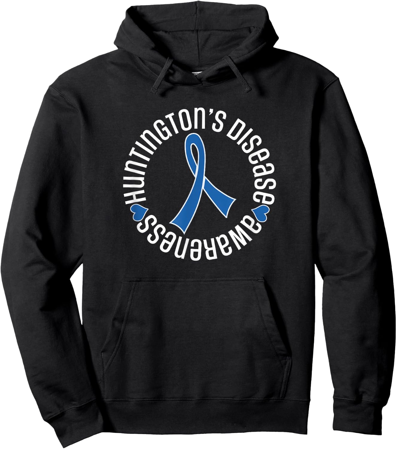 Huntington's Disease Awareness Ribbon Walk Hoodie - Hoodie | Black