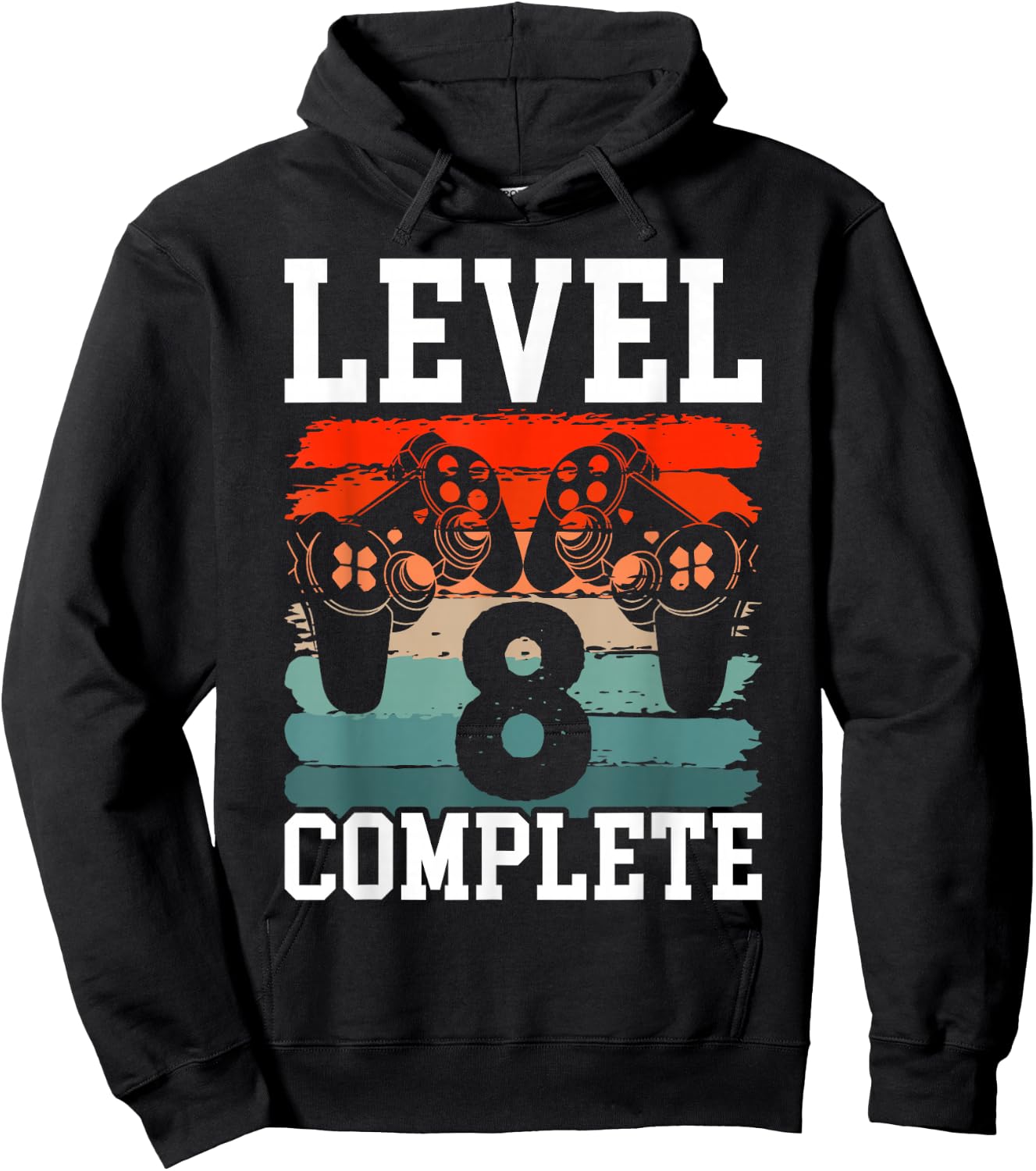 8 Years Marriage Anniversary 8 Year Married Level 8 Complete Hoodie - Hoodie | Black