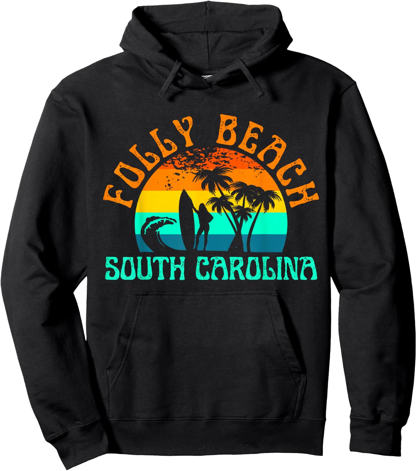 Folly Beach Hoodie - Hoodie | Black