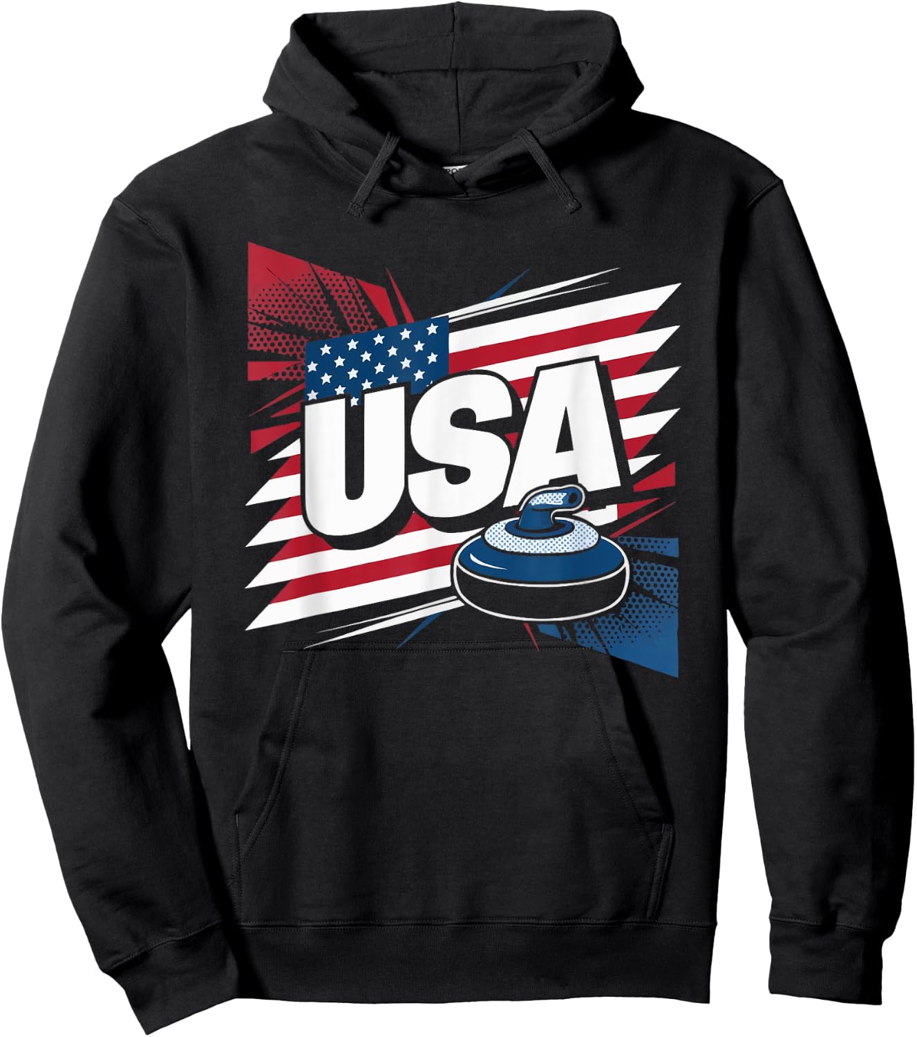 Curling Player Curler Sport Lover Curling Stone Hoodie - Hoodie | Black