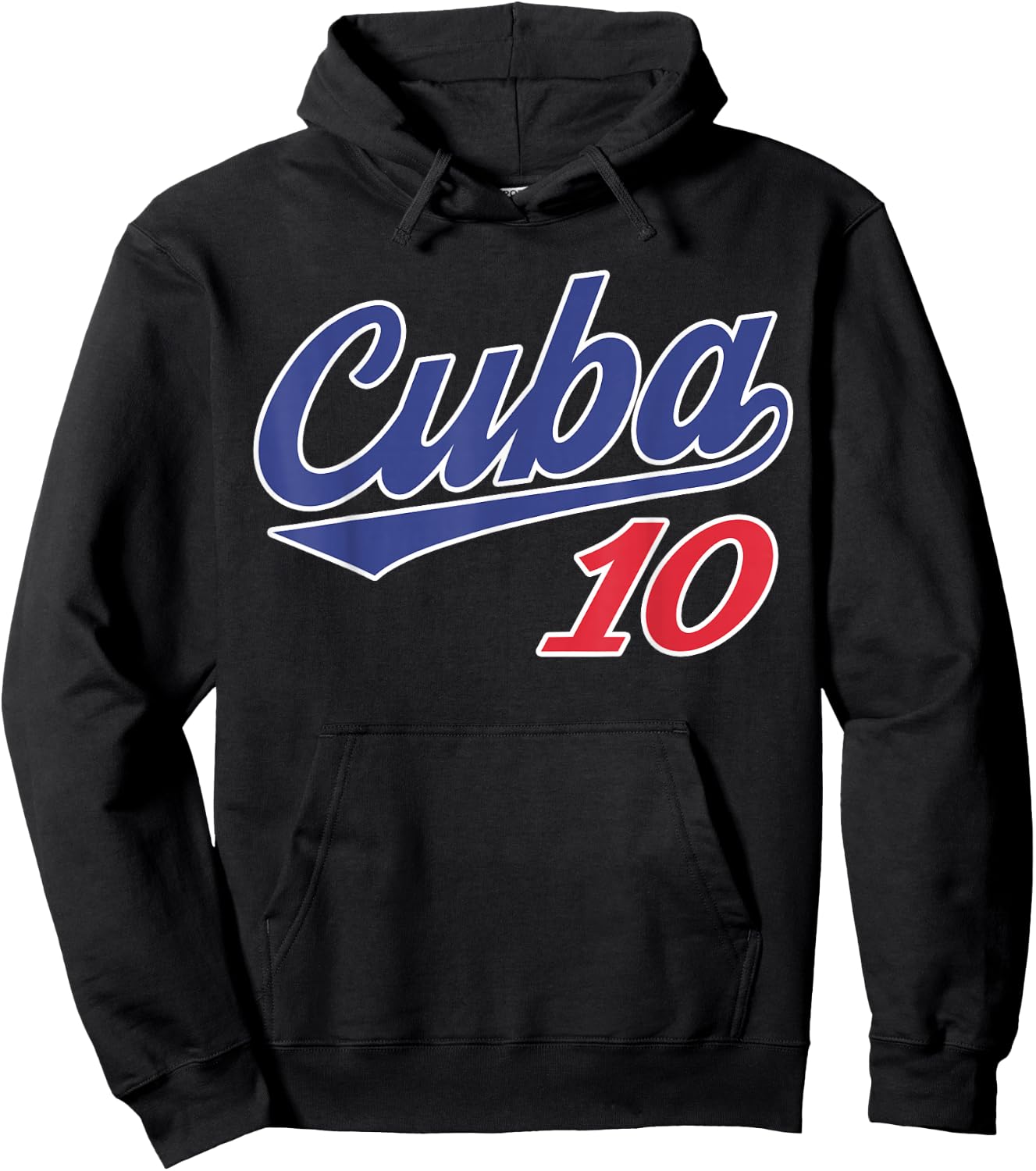 Cuba 10 Baseball Player Cuban Baseball Fans Hoodie - Hoodie | Black