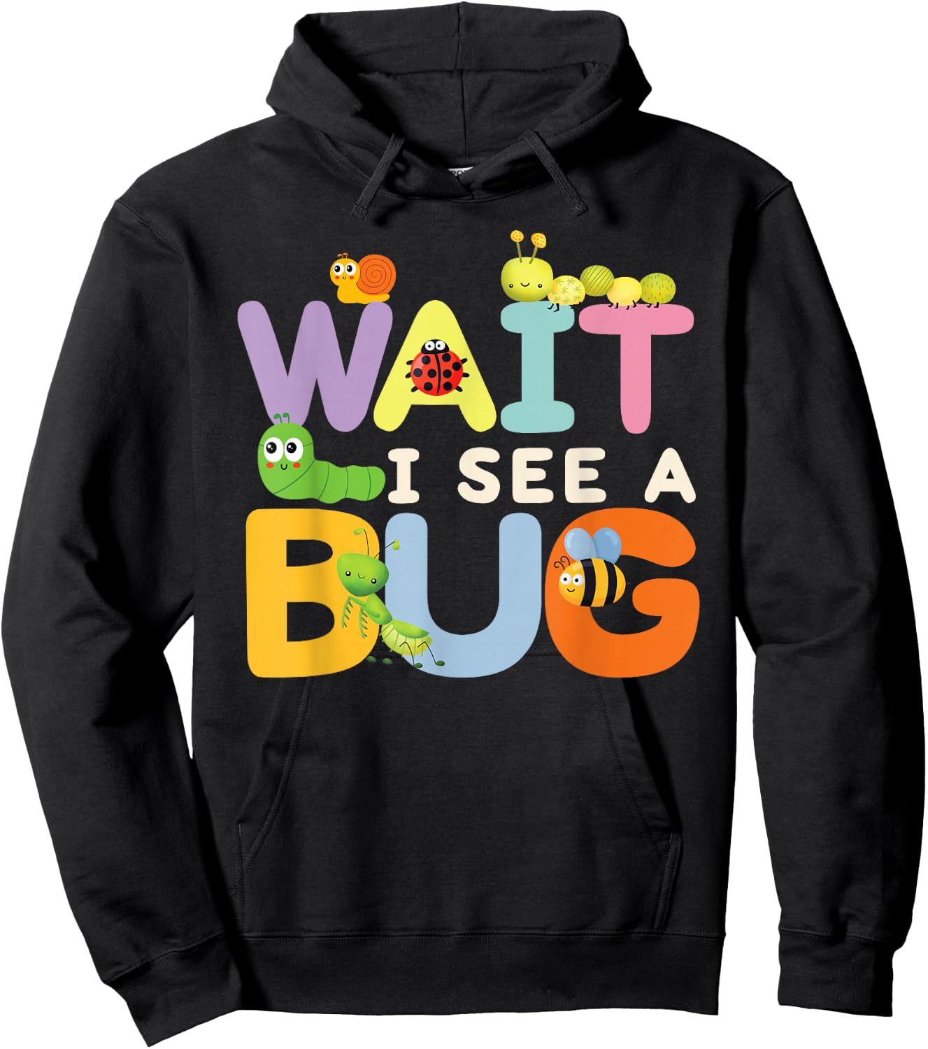 Funny Bug Insects Lovers Entomology Students Boys Girls Kids Hoodie - Hoodie | Black