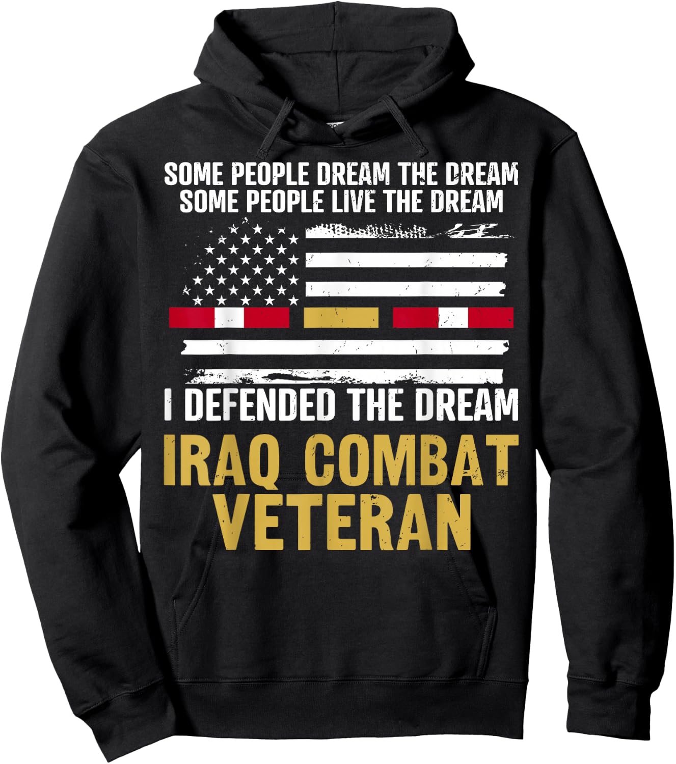 Iraq Combat Veteran Hoodie - Hoodie | Black