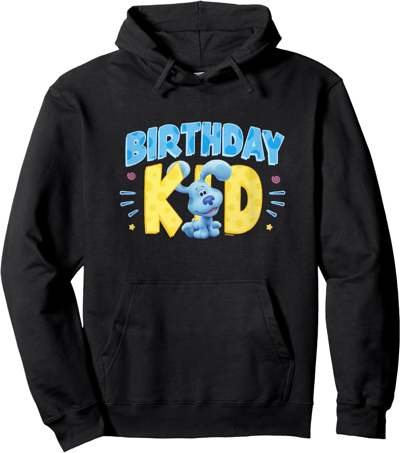 Blue's Clues & You Birthday Kid Cute Blue Logo Hoodie - Hoodie | Black
