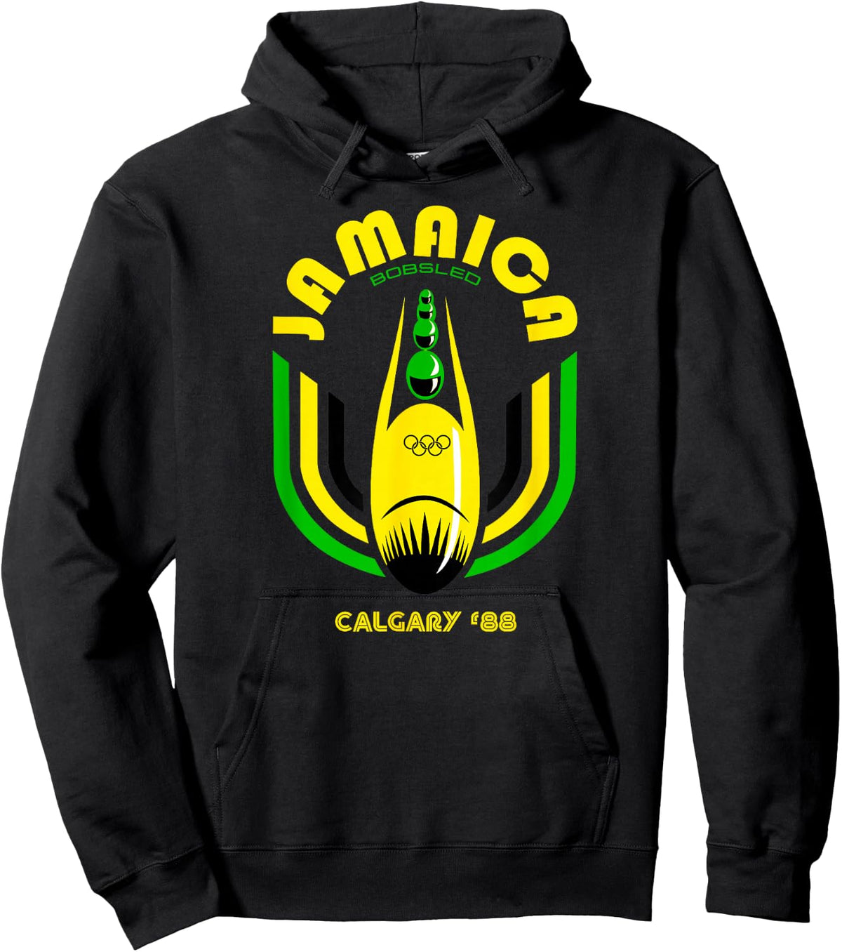 Jamaica Bobsled Team Vintage 1988 Shirt Retro Hoodie - Hoodie | Black