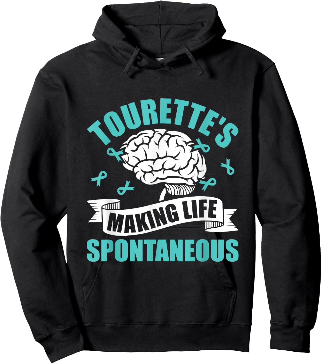 Making Life Spontaneous - Tourette Syndrome Awareness Hoodie - Hoodie | Black