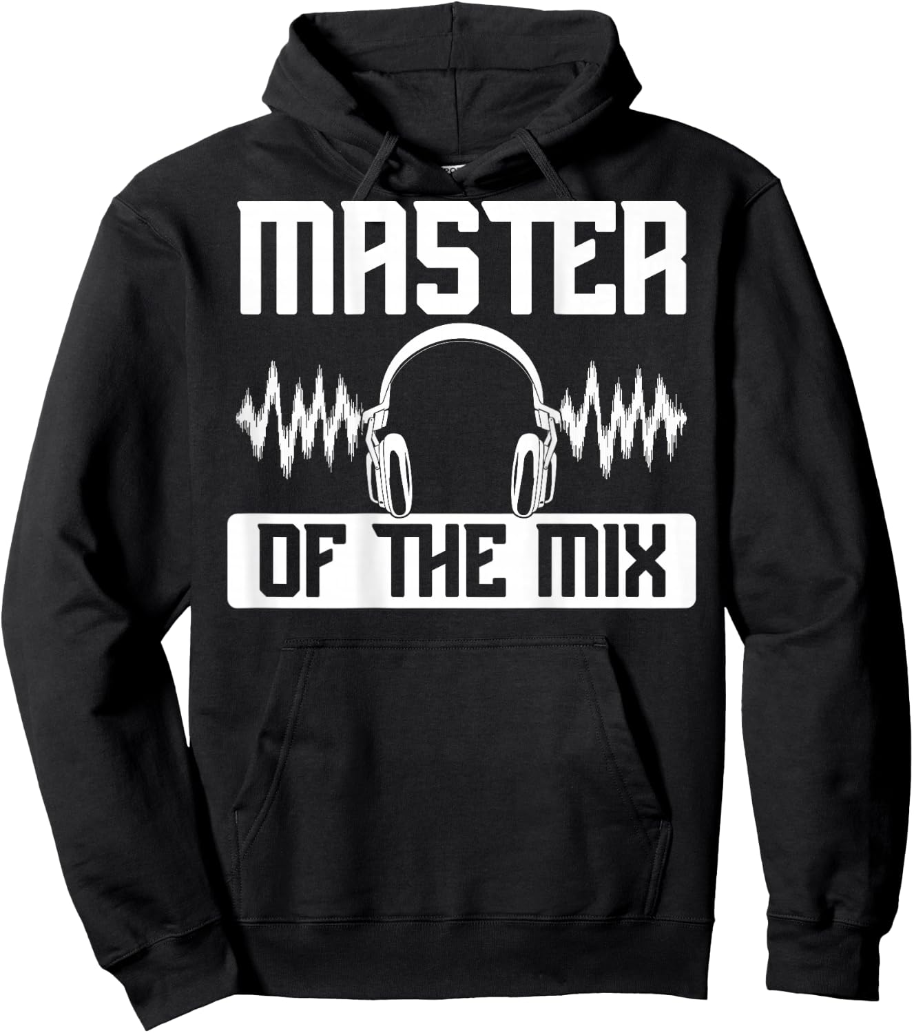 Master Of The Mix Backprint Sound Engineer Hoodie - Hoodie | Black