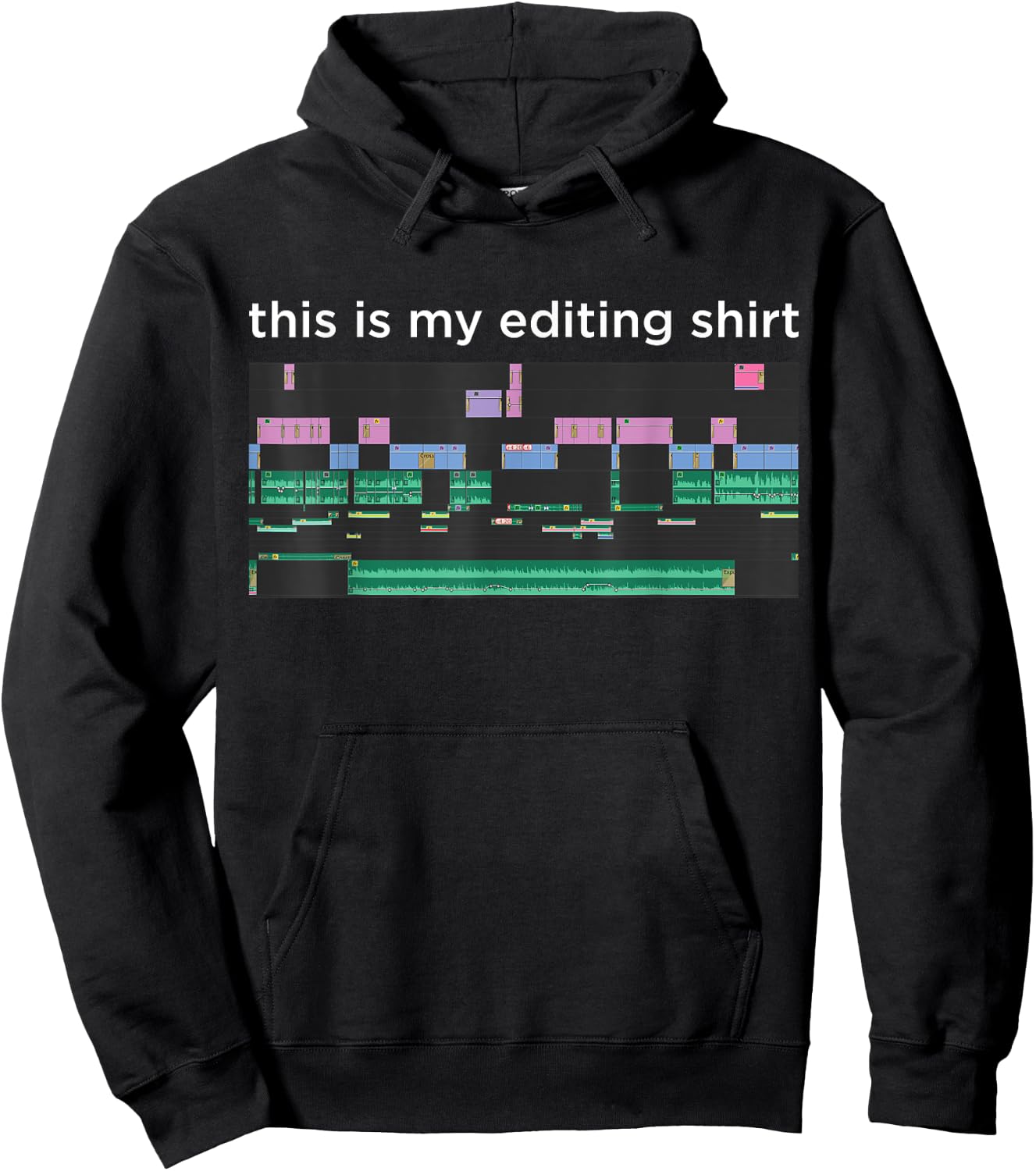 Video Editing Software Film Editor Video Editing Equipment Hoodie - Hoodie | Black