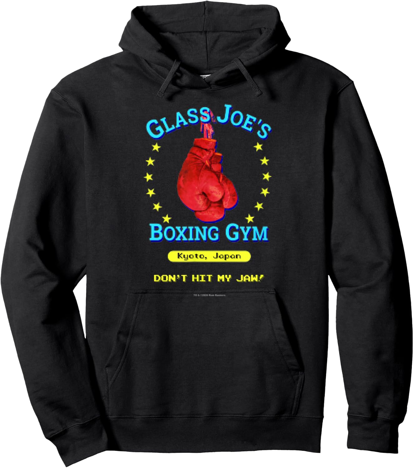 Glass Joe's Boxing Gym Funny Nerdy Vintage Video Game Hoodie - Hoodie | Black