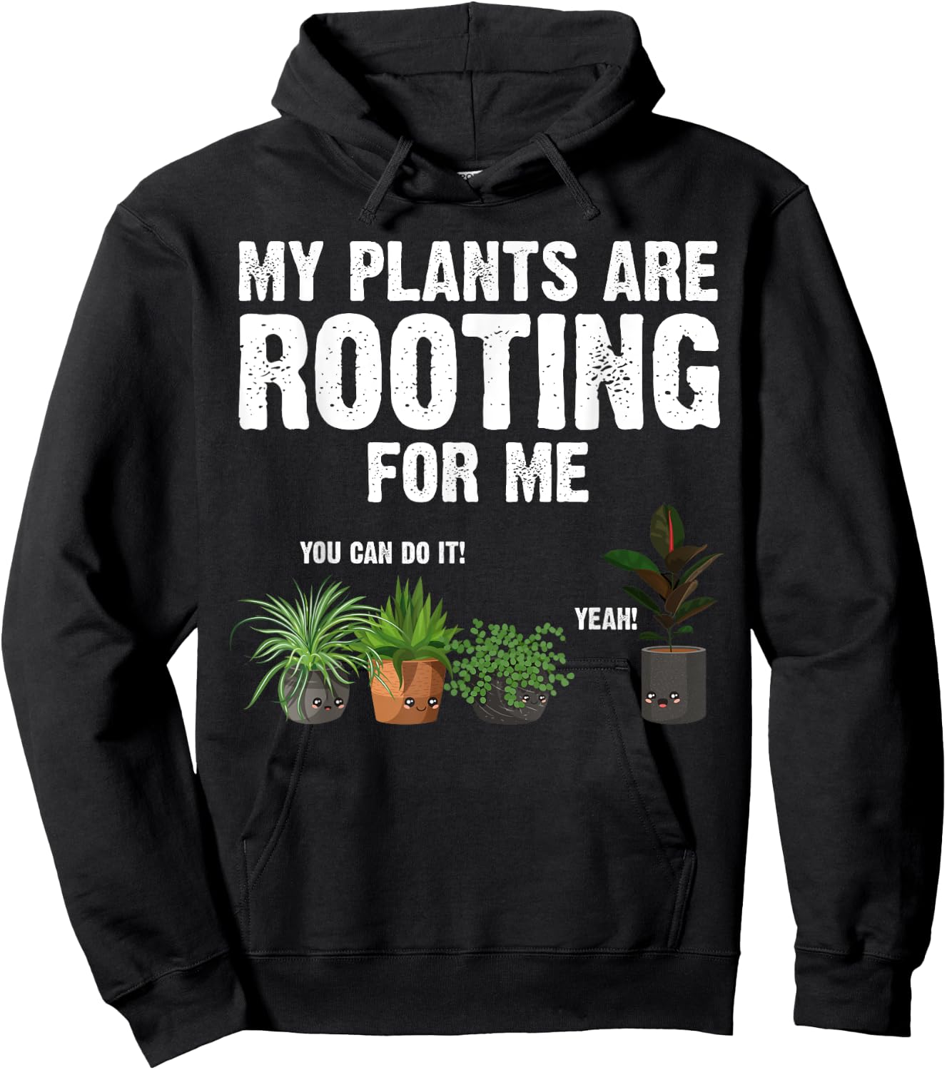 Funny Gardening Design Women Gardener Plant Lover Hoodie - Hoodie | Black
