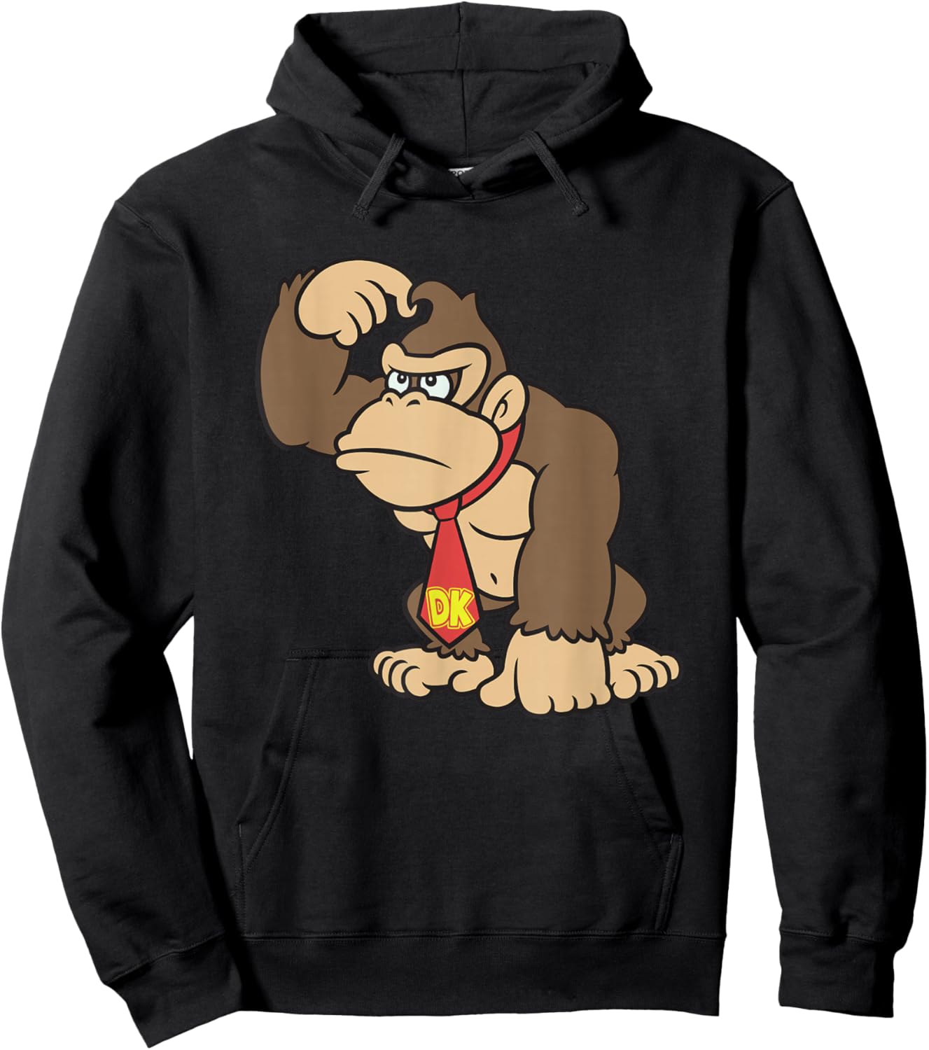 Donkey Kong Ape Thoughts Classic Nintendo Portrait Hoodie - Hoodie | Black
