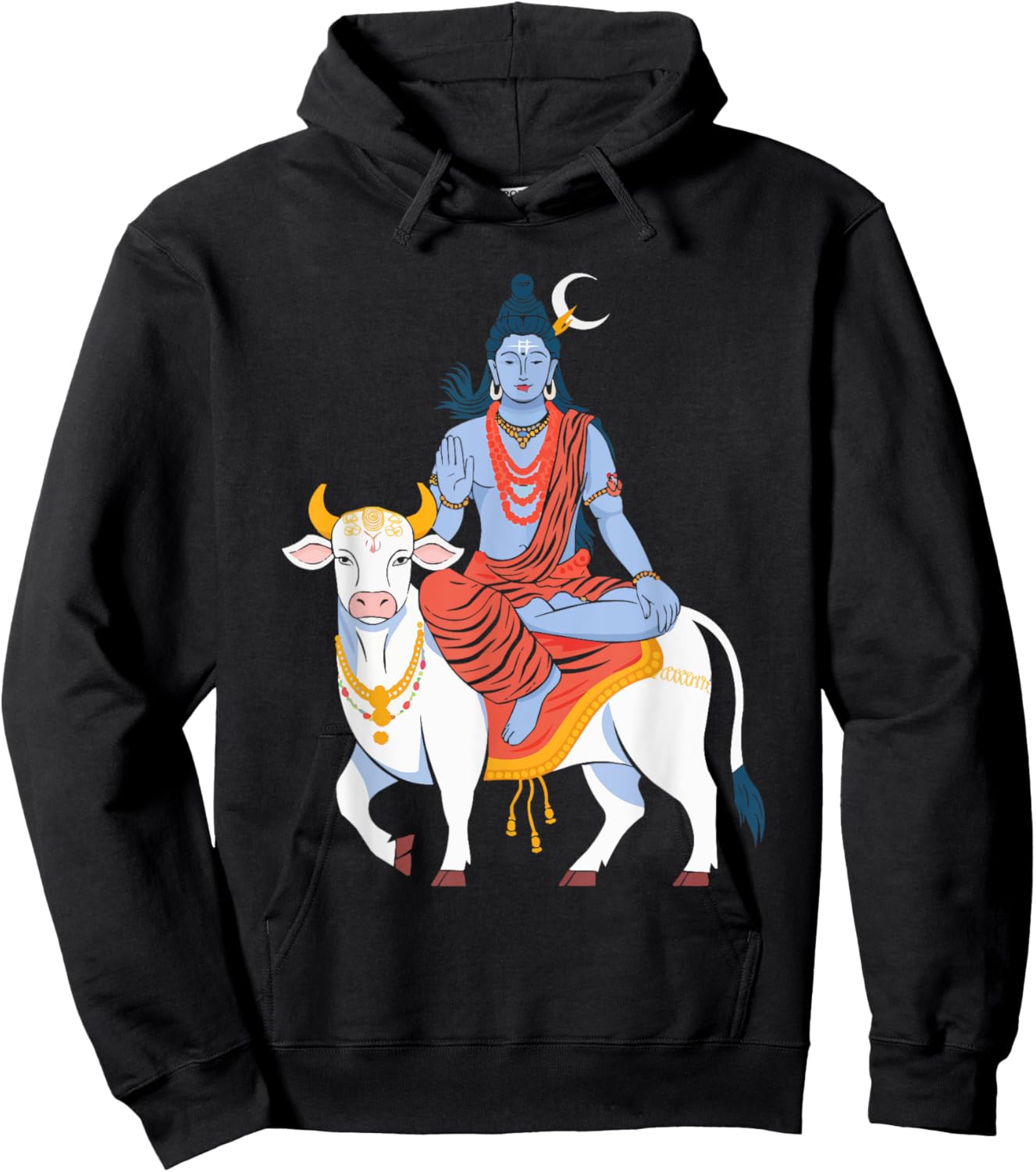 Maha Shivratri Hinduism Hindu Gods Lord Shiva Hoodie - Hoodie | Black