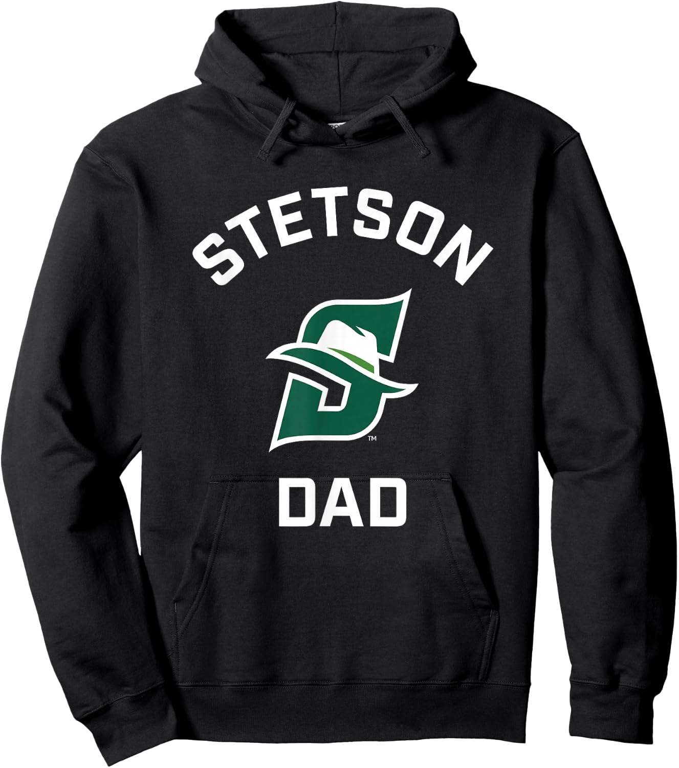 Stetson University Hatters Arched Dad Hoodie - Hoodie | Black