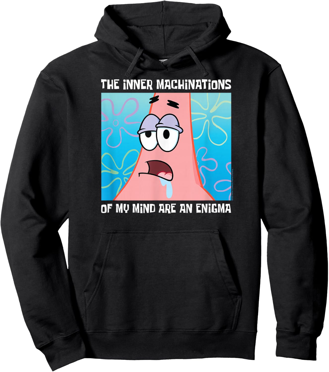 Spongebob Squarepants - Patrick Star Inner Machinations Hoodie - Hoodie | Black