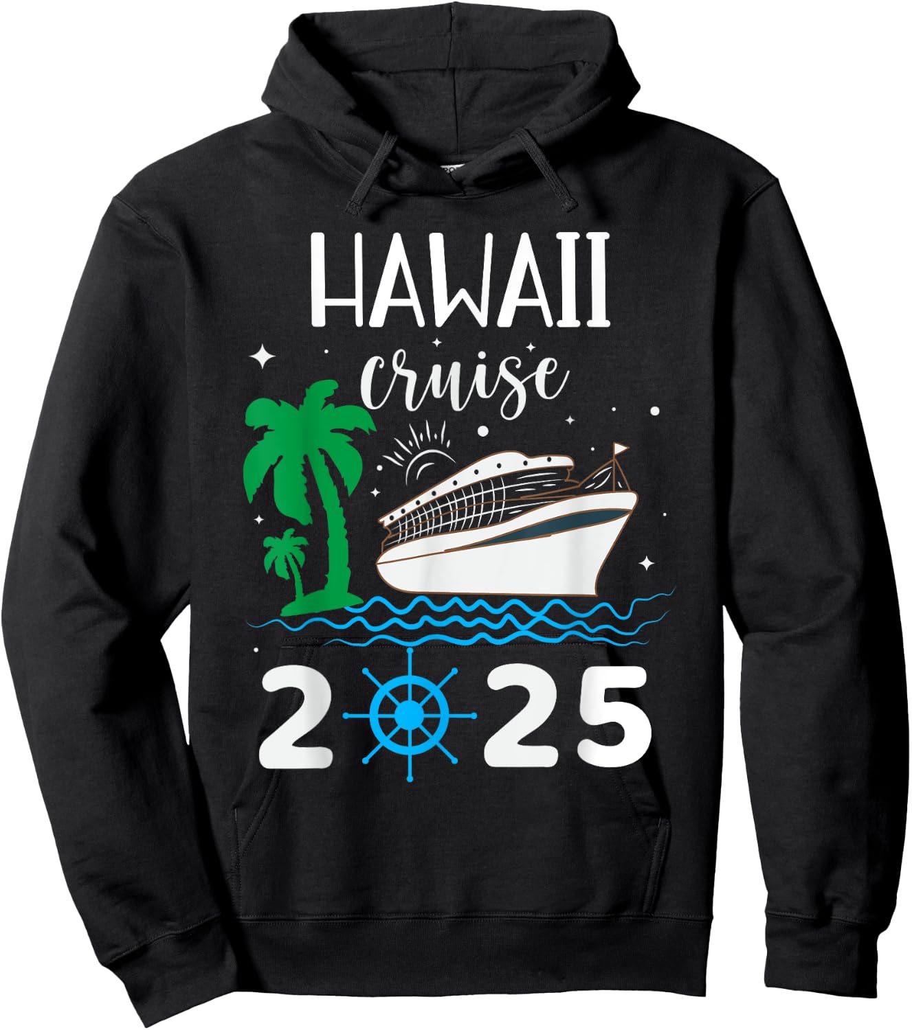 Hawaii Cruise 2025 Vacation Trip Matching Family Group Hoodie - Hoodie | Black