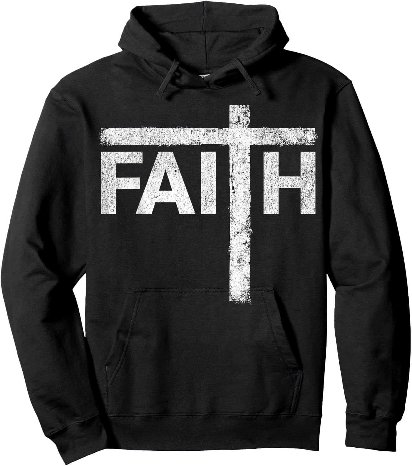 Christian Faith & Cross - Christian Faith Hoodie - Hoodie | Black