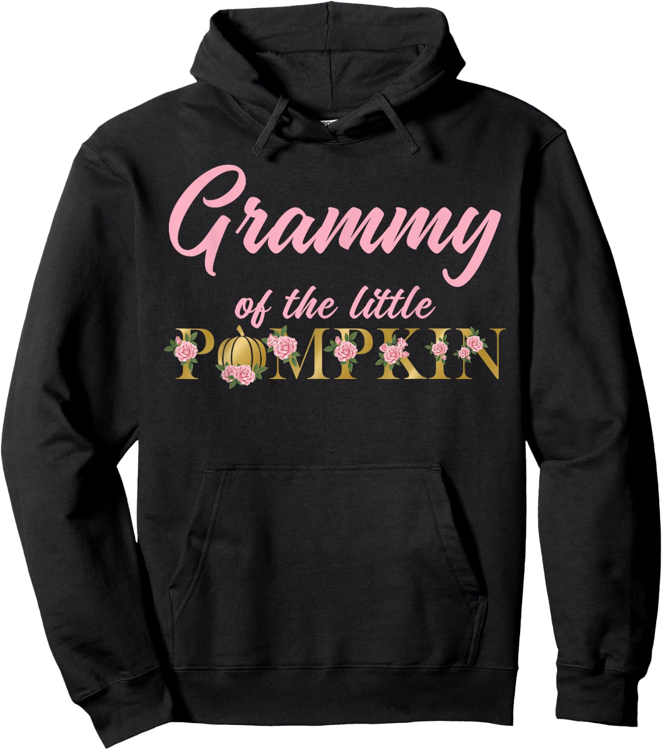 Grammy of Little Pumpkin First Birthday Autumn Pumpkin Hoodie - Hoodie | Black