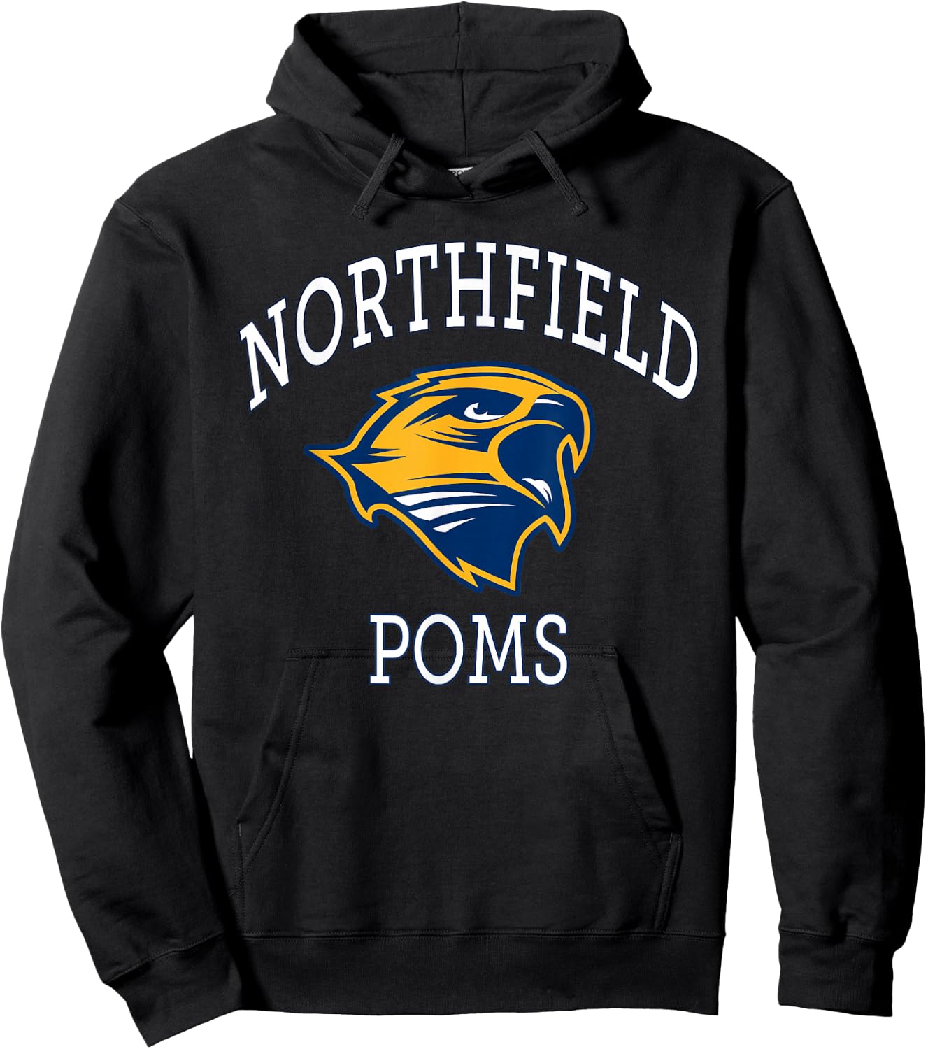 Northfield High School Nighthawks Poms Hoodie - Hoodie | Black