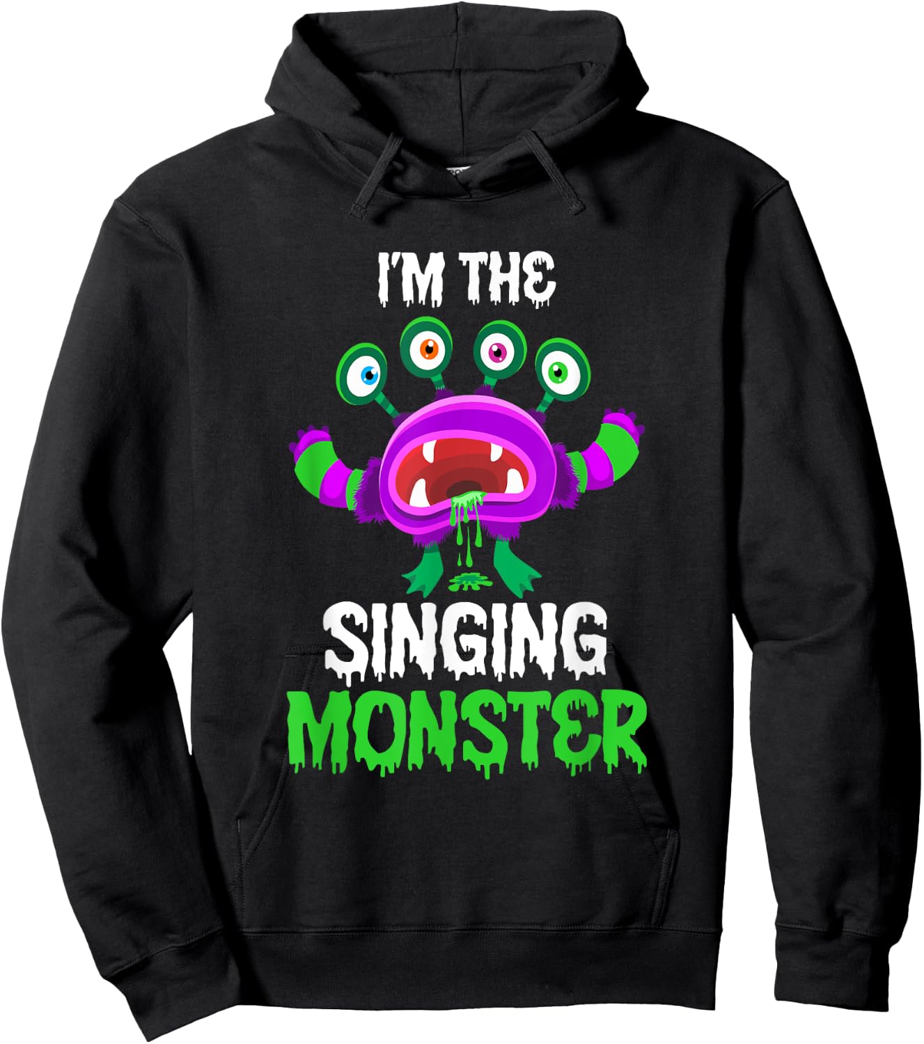 I'm The Singing Monster Matching Family Halloween Hoodie - Hoodie | Black