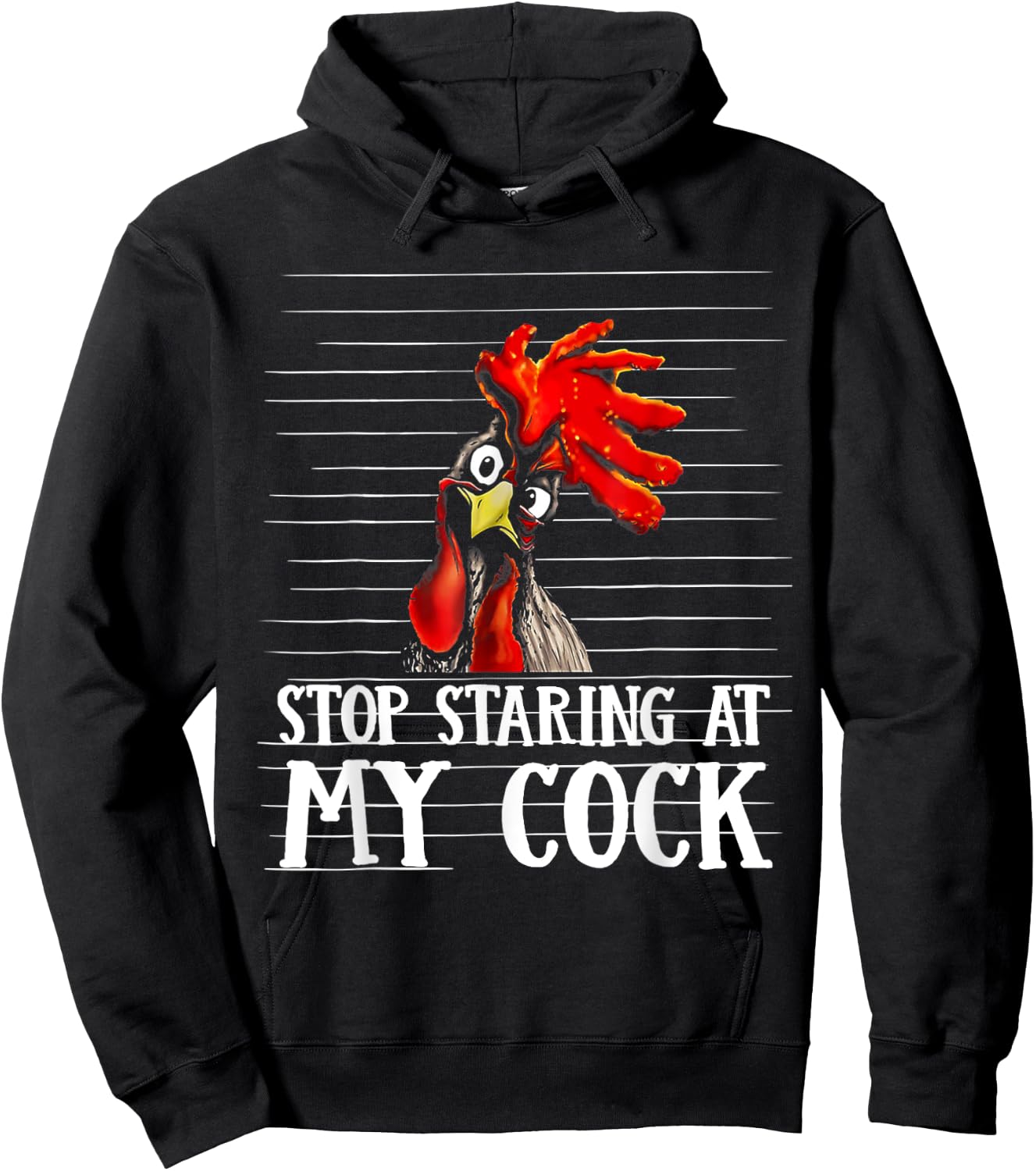 Stop Staring At My Cock Hoodie - Hoodie | Black