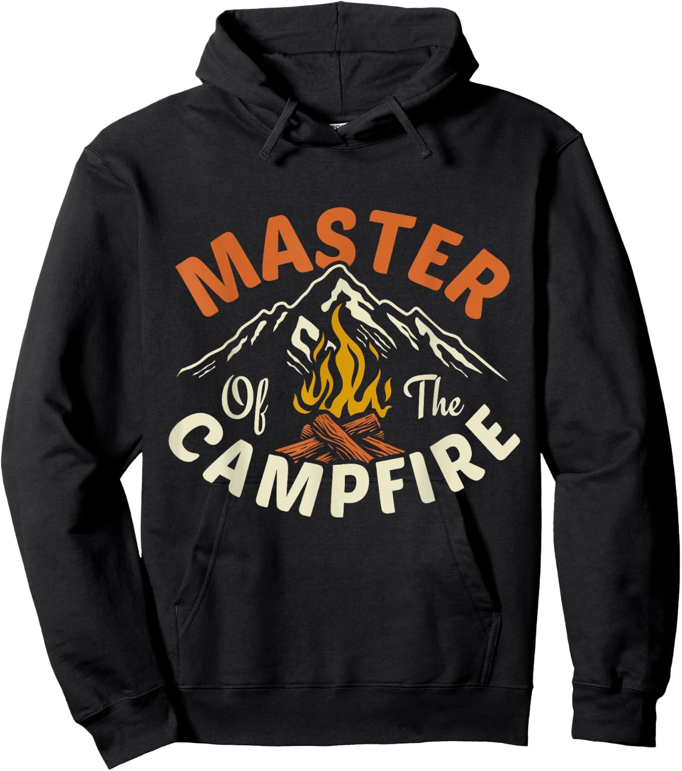Funny Outdoor Camping Gifts Men Women Master Of Campfire Hoodie - Hoodie | Black