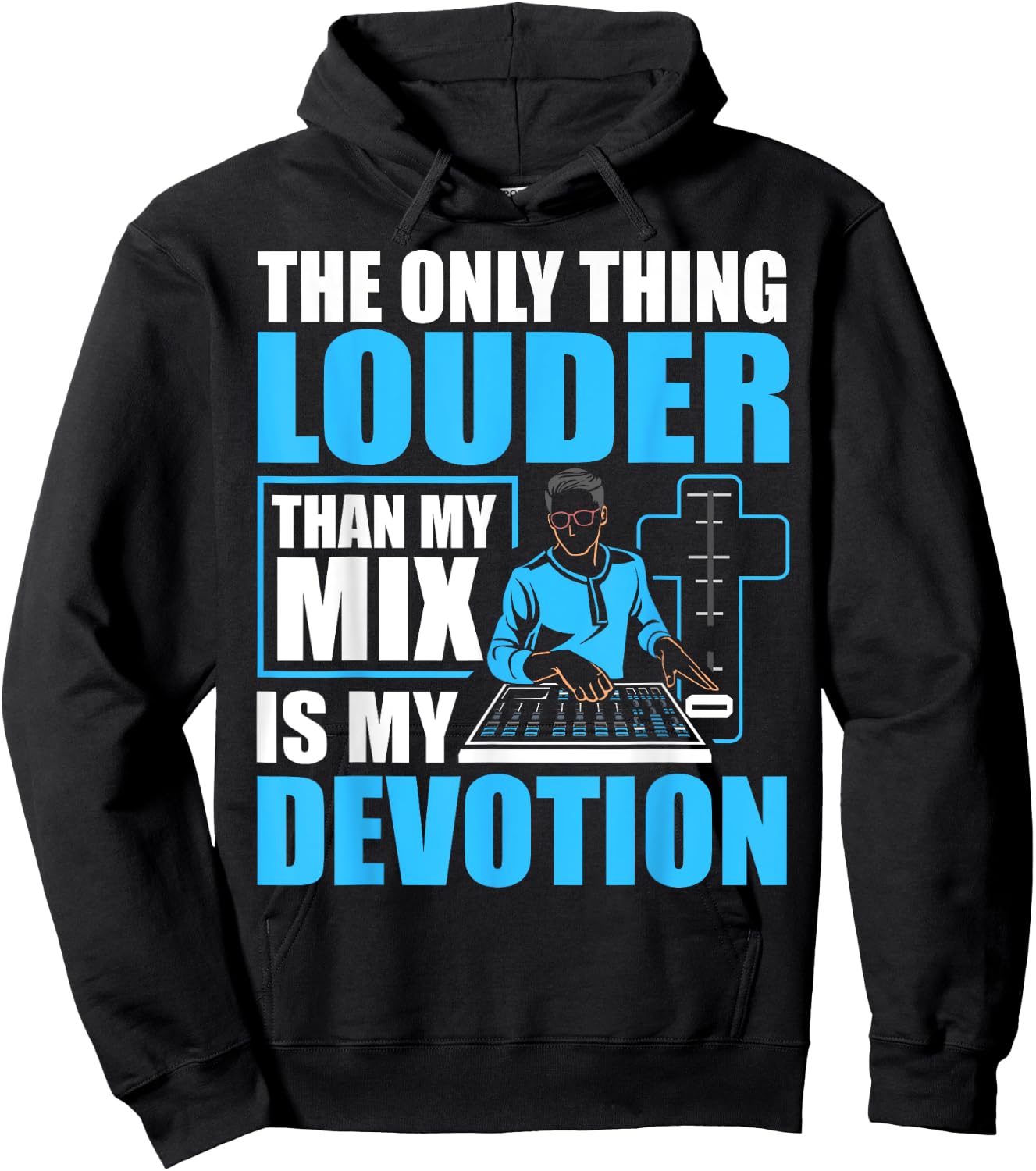 Audio Church Sound Tech Recording Engineer Church Sound Guy Hoodie - Hoodie | Black