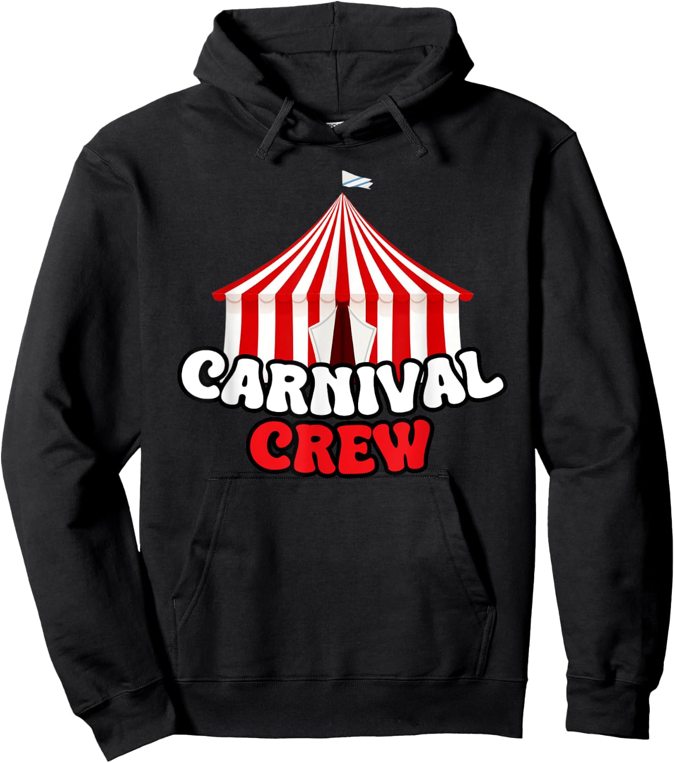 Carnival Crew Circus Staff Festival Theme Birthday Party Hoodie - Hoodie | Black
