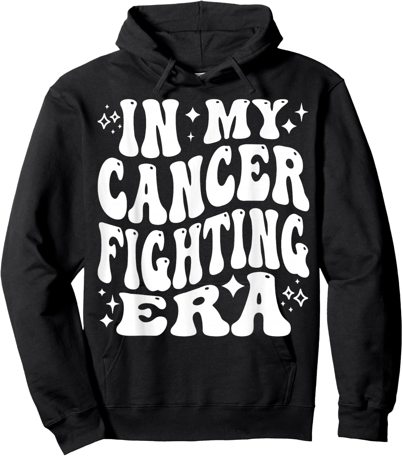 In My Cancer Fighting Era - Cancer Battling, Cancer Warrior Hoodie - Hoodie | Black