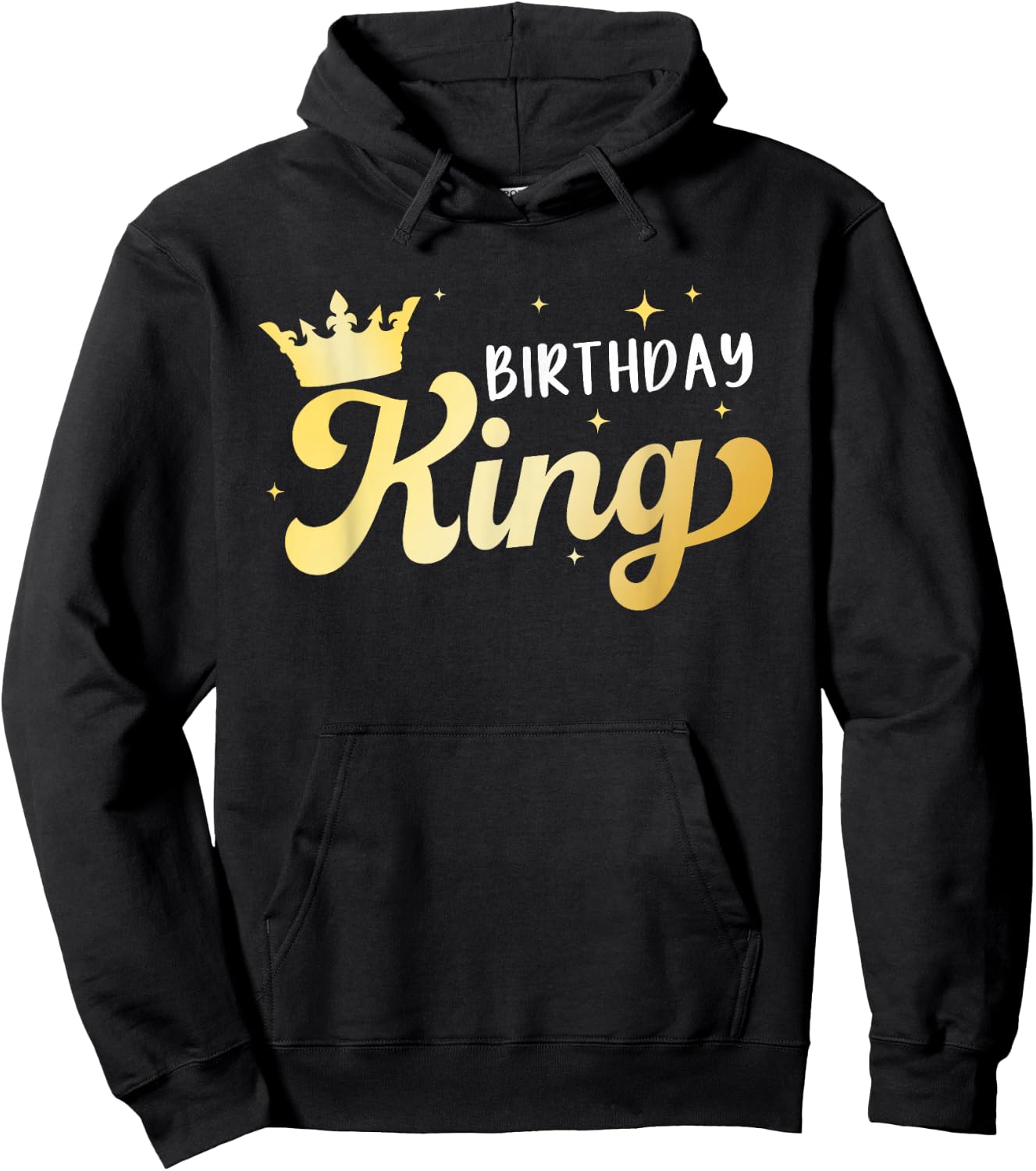 Birthday King For Boys And Men Matching Birthday Hoodie - Hoodie | Black