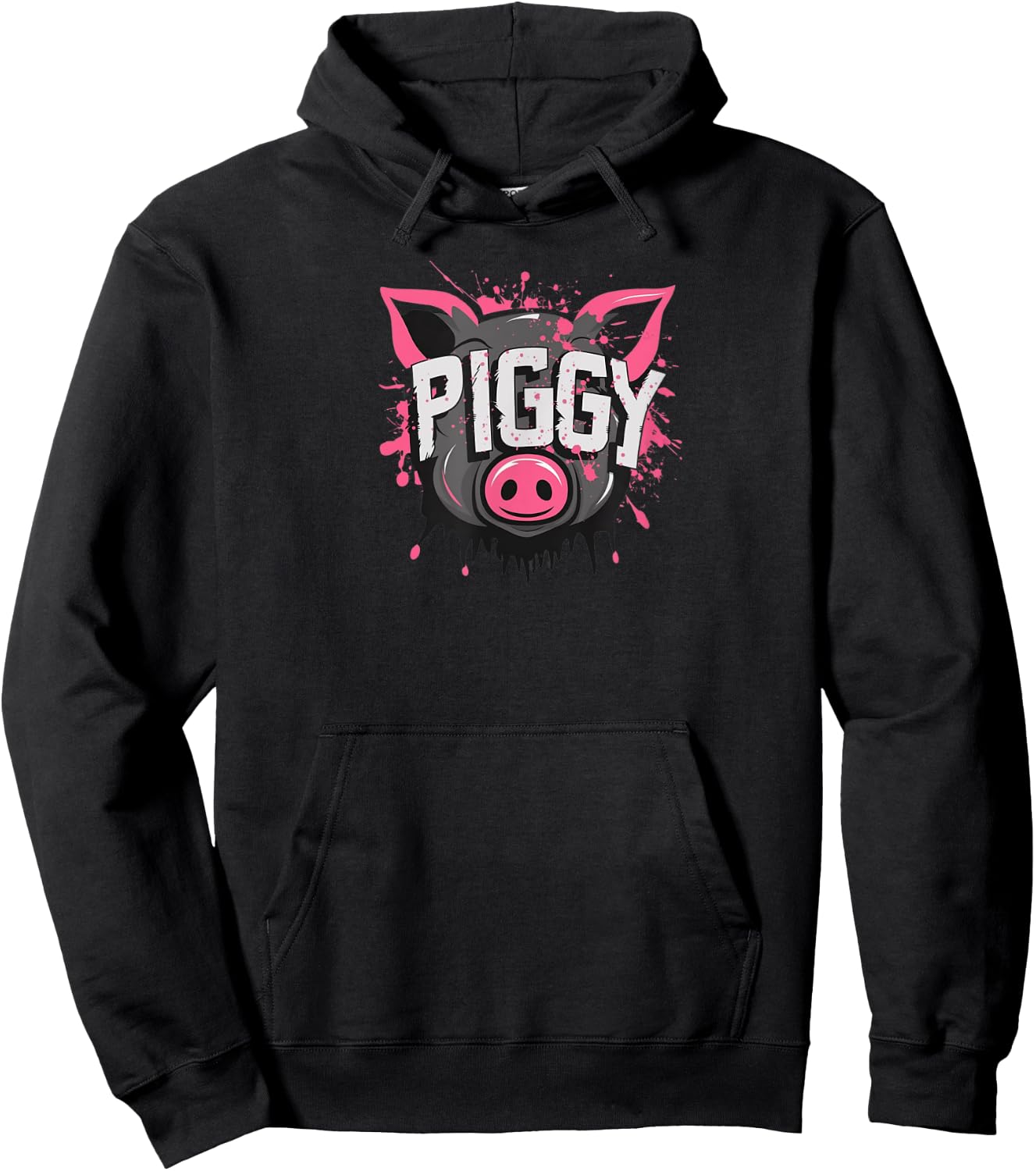 Gay Piggy Daddy Bear | Nasty Pig Oink Gay Pride 2025 Hoodie - Hoodie | Black
