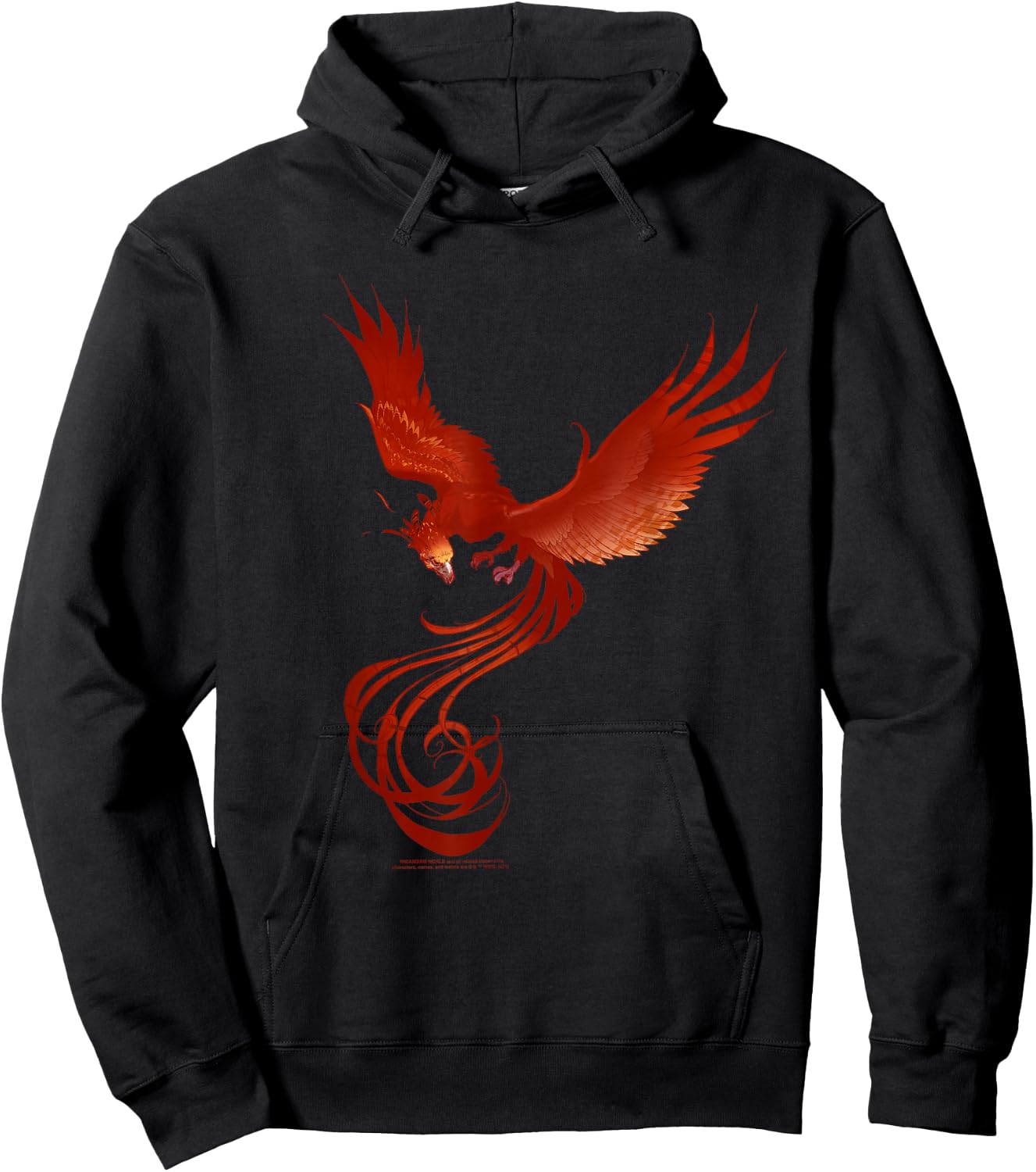 Harry Potter Phoenix Rising Hoodie - Hoodie | Black