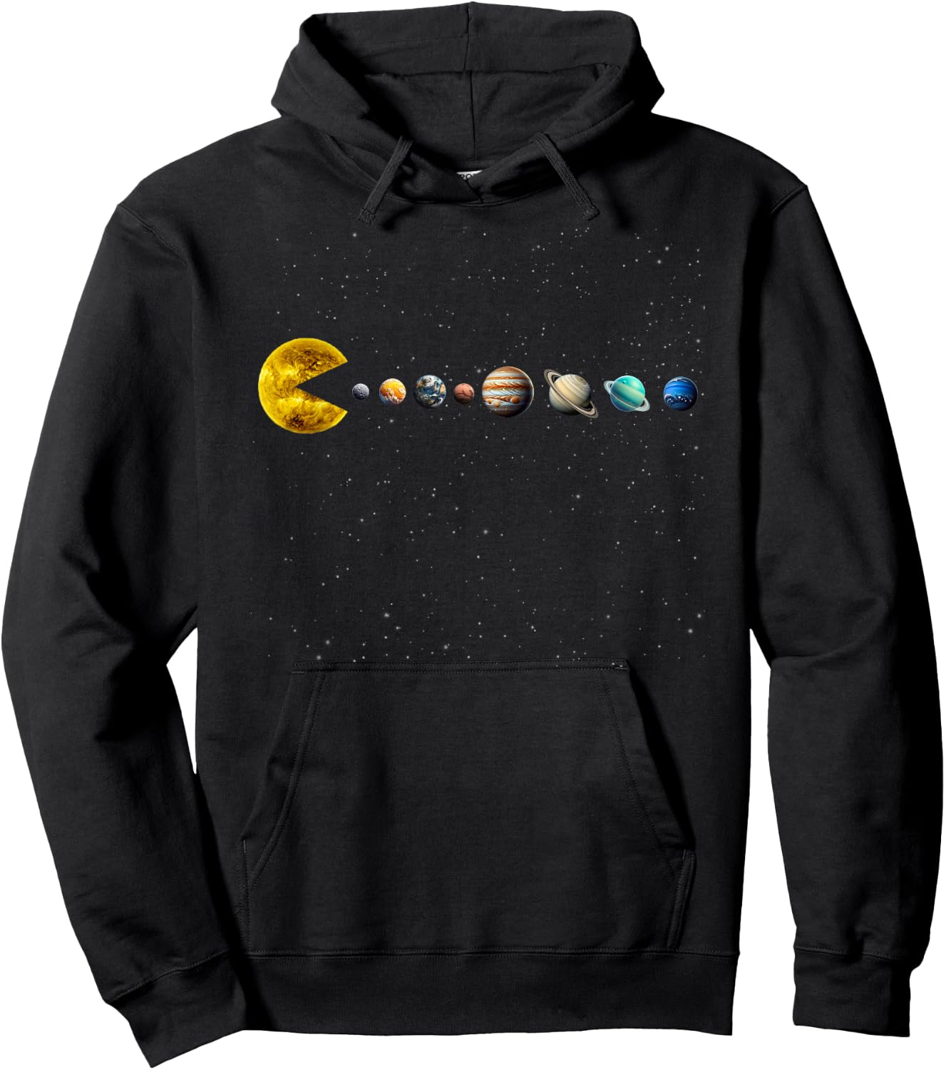 Funny Solar System - Astronauts Space Video Games Hoodie - Hoodie | Black
