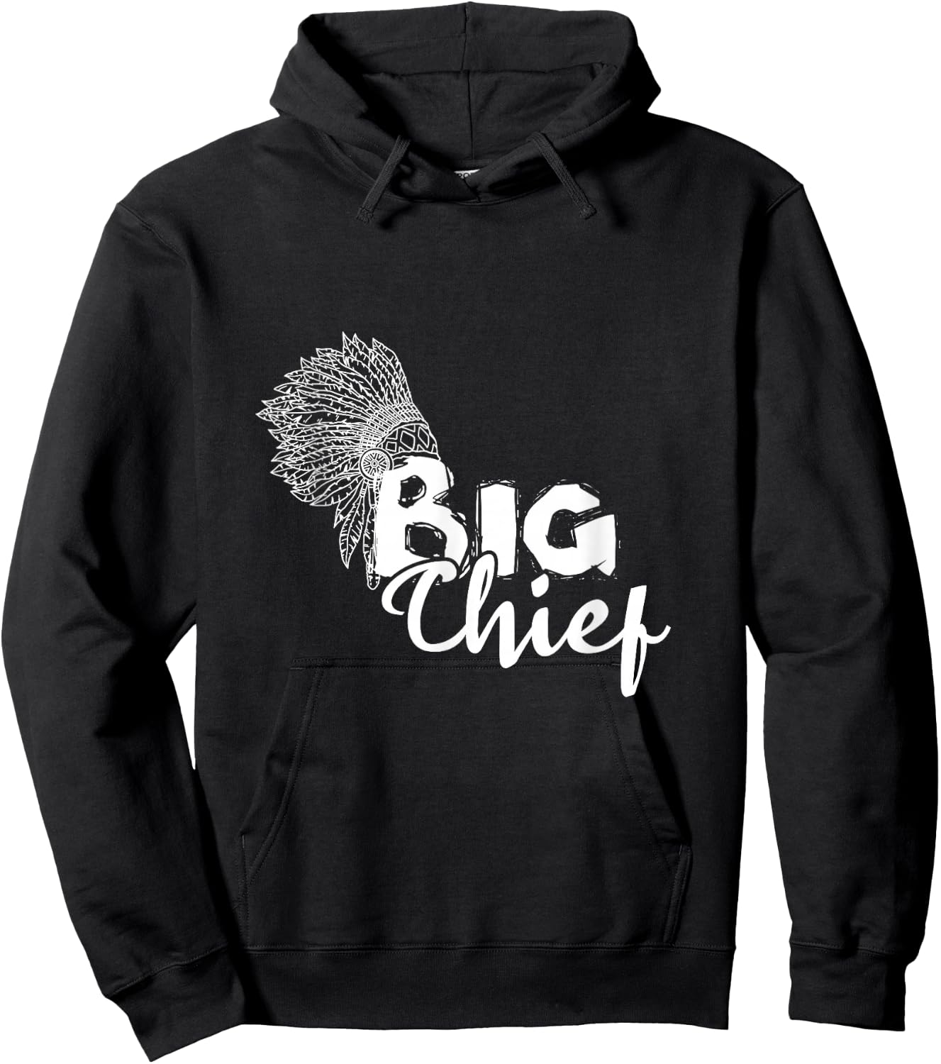 Indian Chief Motorcycle Headdress Hoodie - Hoodie | Black