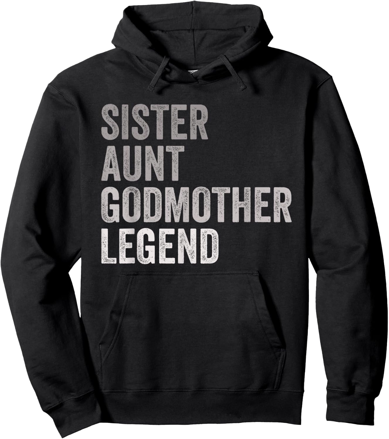 Sister Aunt Godmother Legend Auntie Godparent Proposal Hoodie - Hoodie | Black