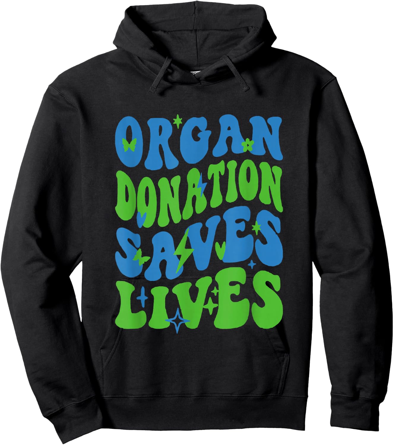 Organ Donation Saves Lives National Donate Life Awareness Hoodie - Hoodie | Black