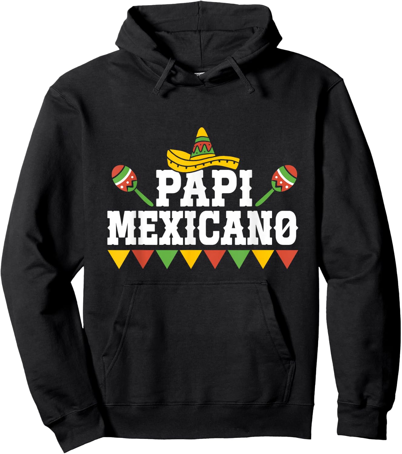 Papi Mexicano Mexican Country Lover Proud Mexico Hoodie - Hoodie | Black