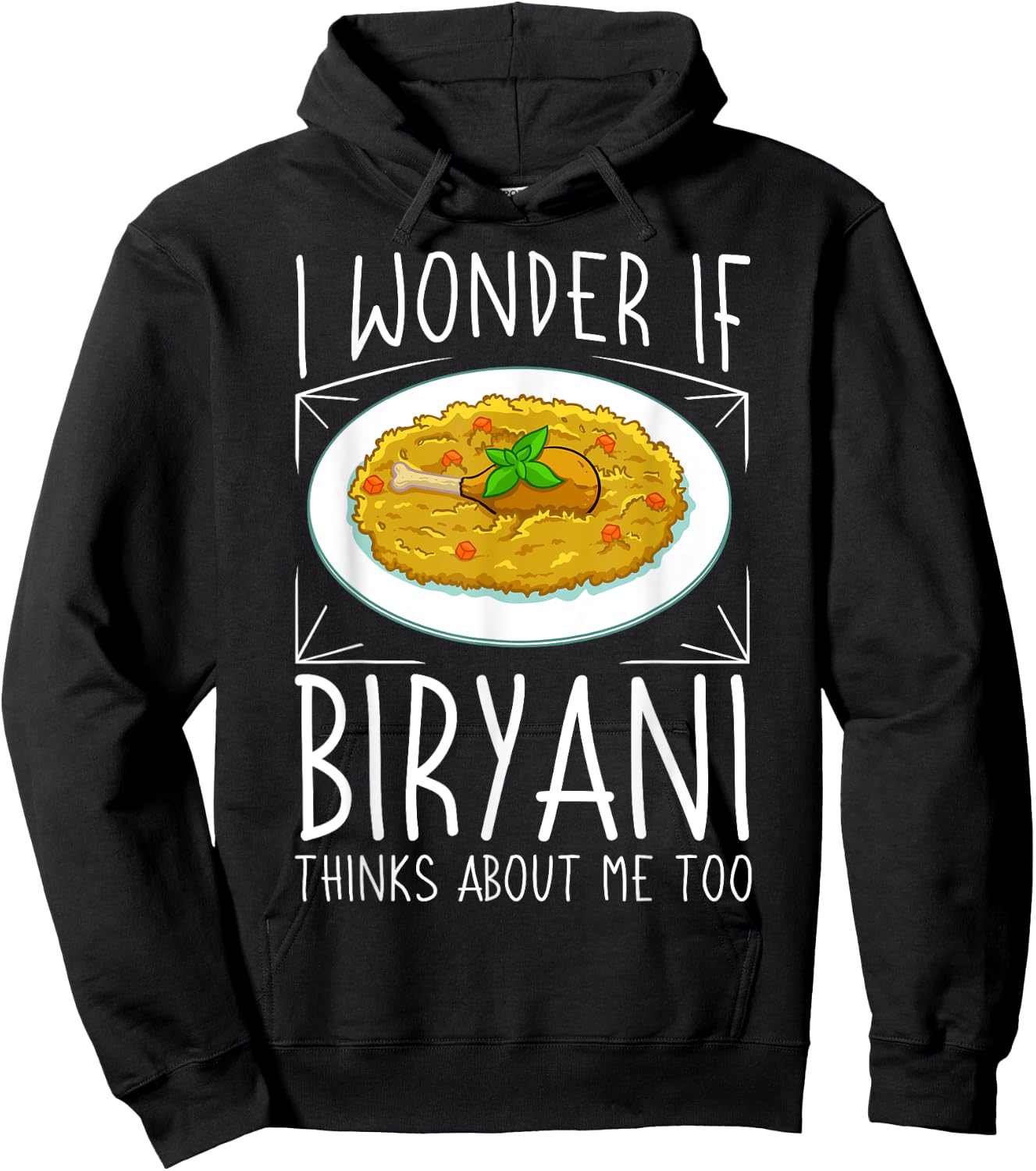 Biryani Pakistani Food Chicken Dum Pot Hoodie - Hoodie | Black