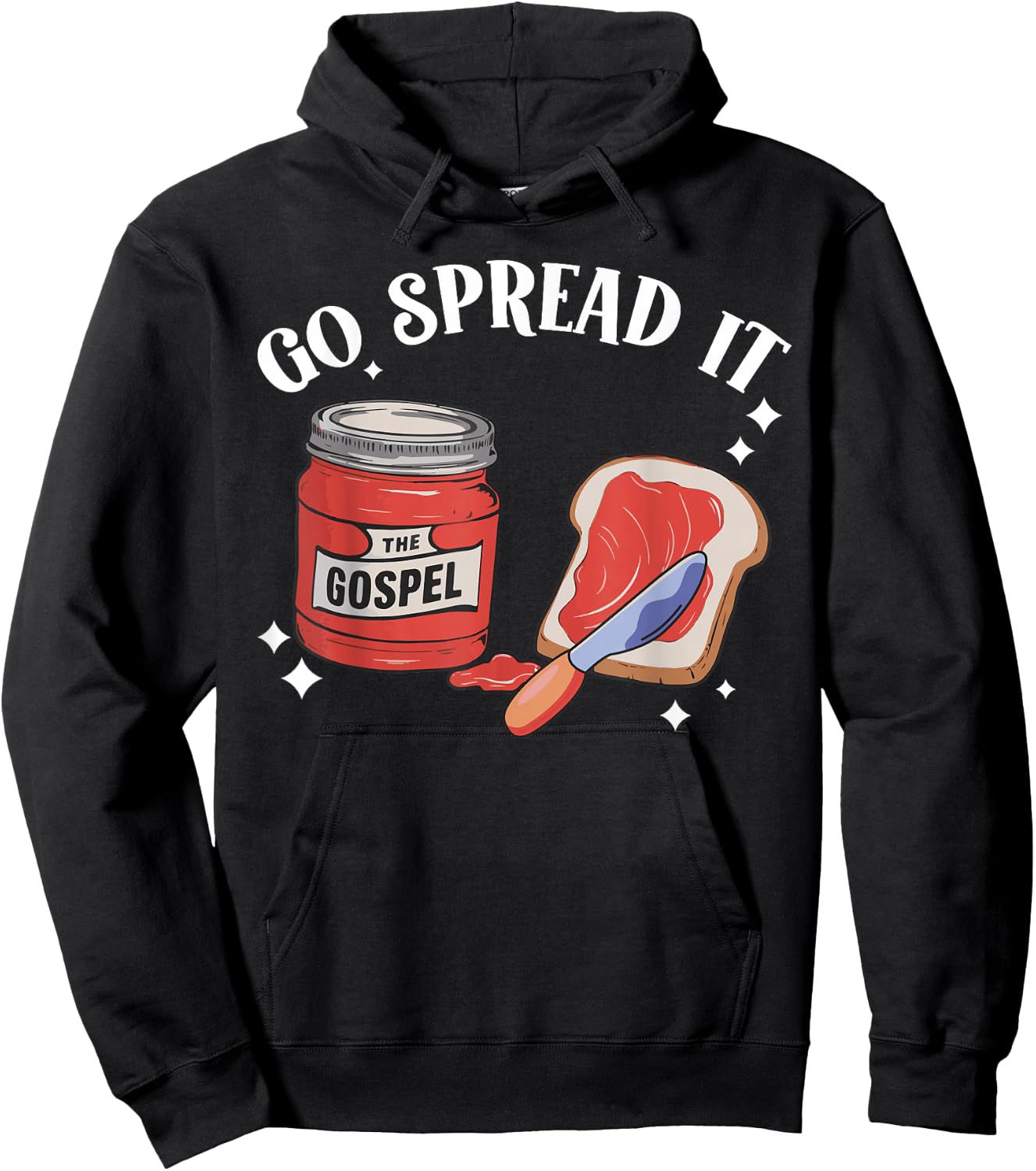 Go Spread It The Gospel Hoodie - Hoodie | Black