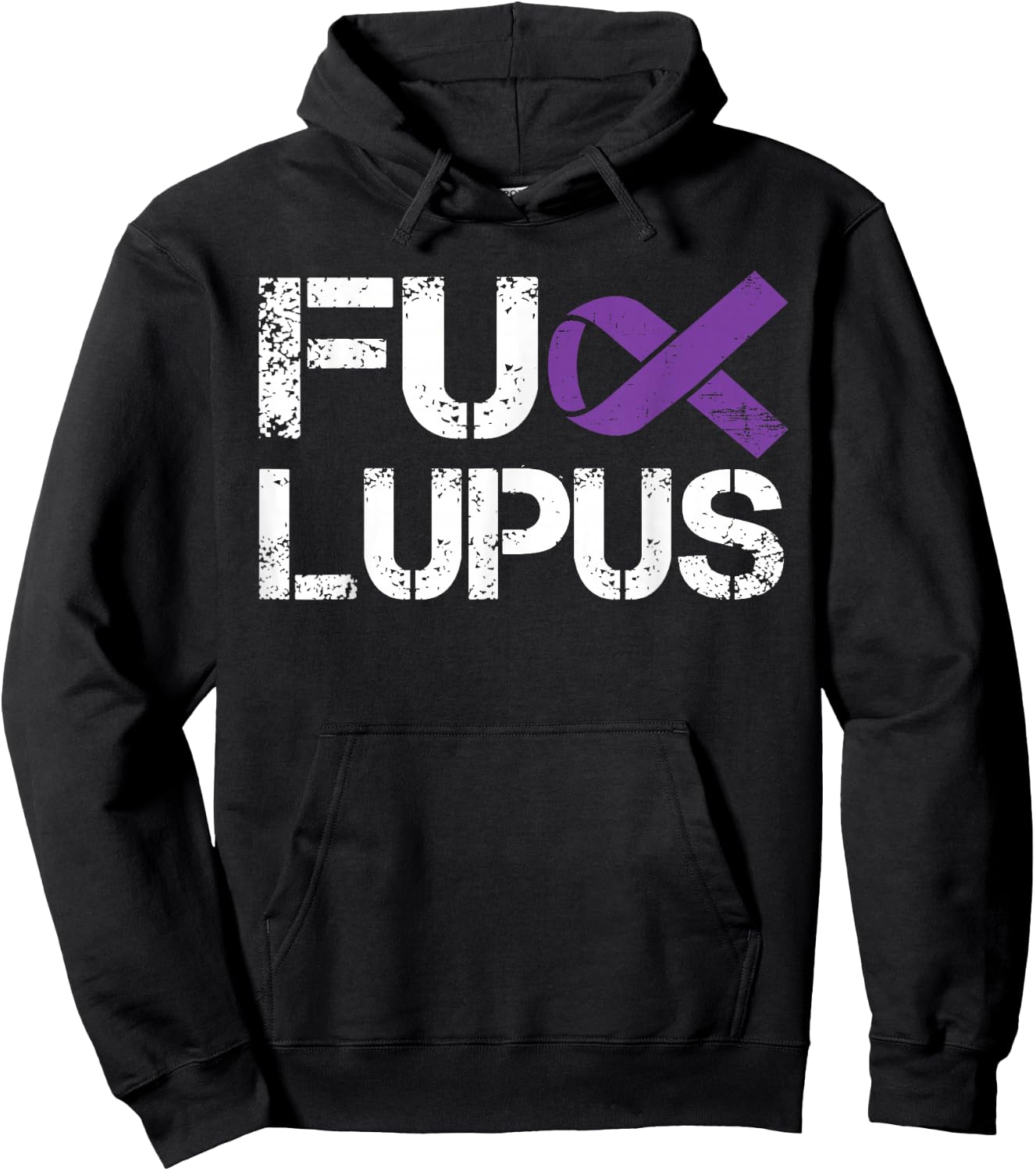 Fuck Lupus Systemic Lupus Erythematosus Awareness Men Hoodie - Hoodie | Black