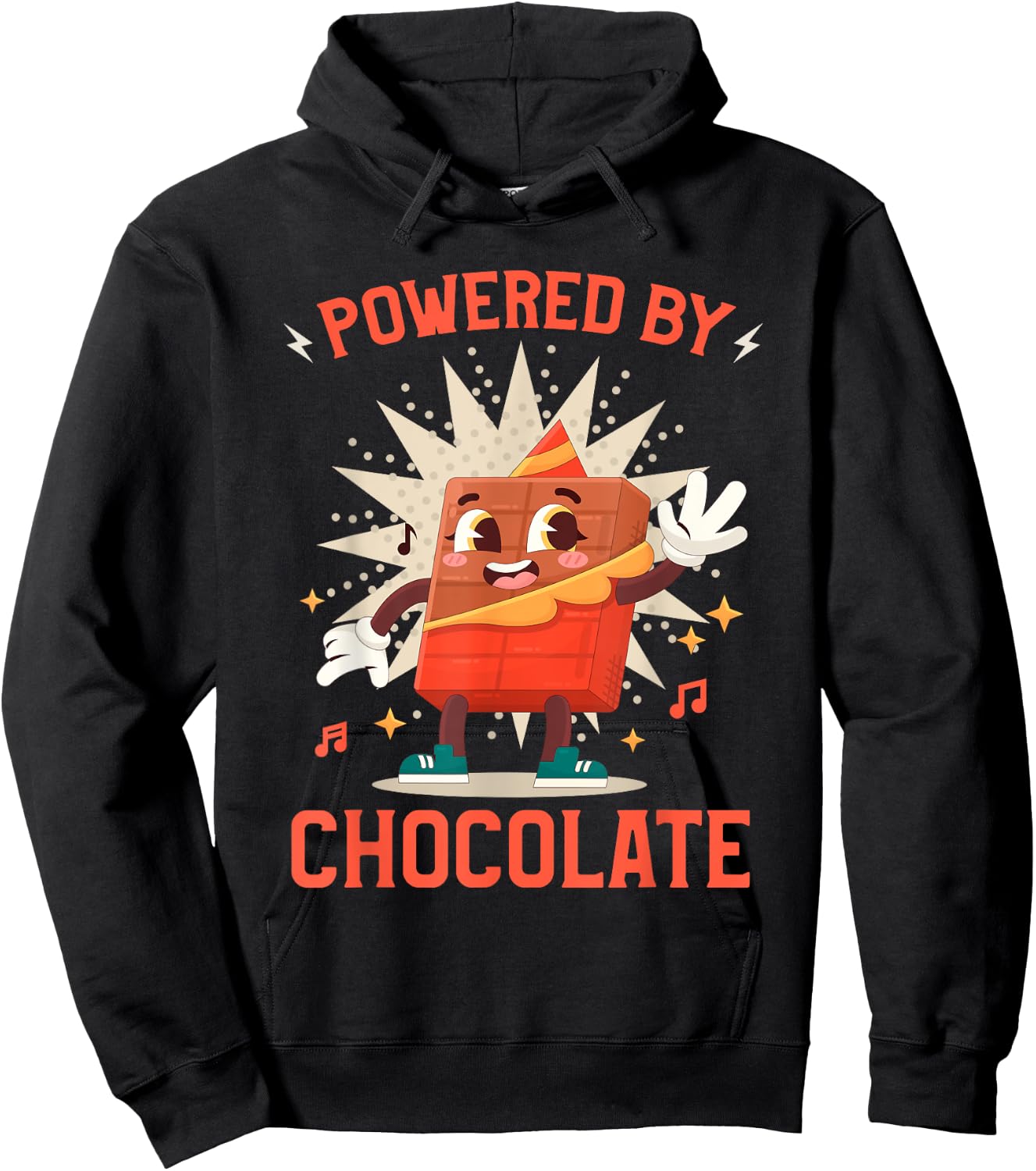 Quote Funny Chocolate Lover Chocolate Bars Hoodie - Hoodie | Black
