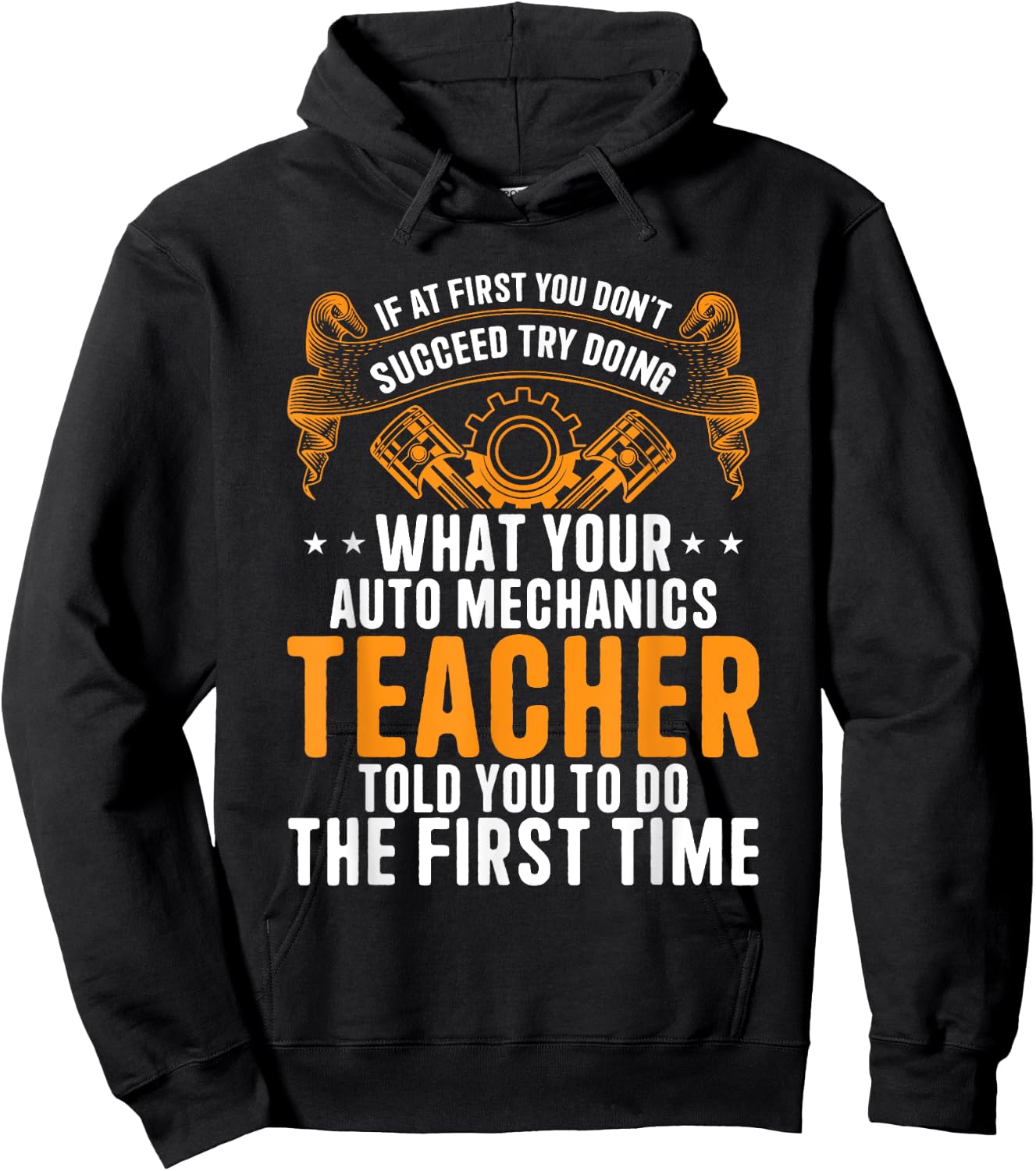 Auto Mechanic Teacher - Funny Car Repair Auto Mechanic Hoodie - Hoodie | Black