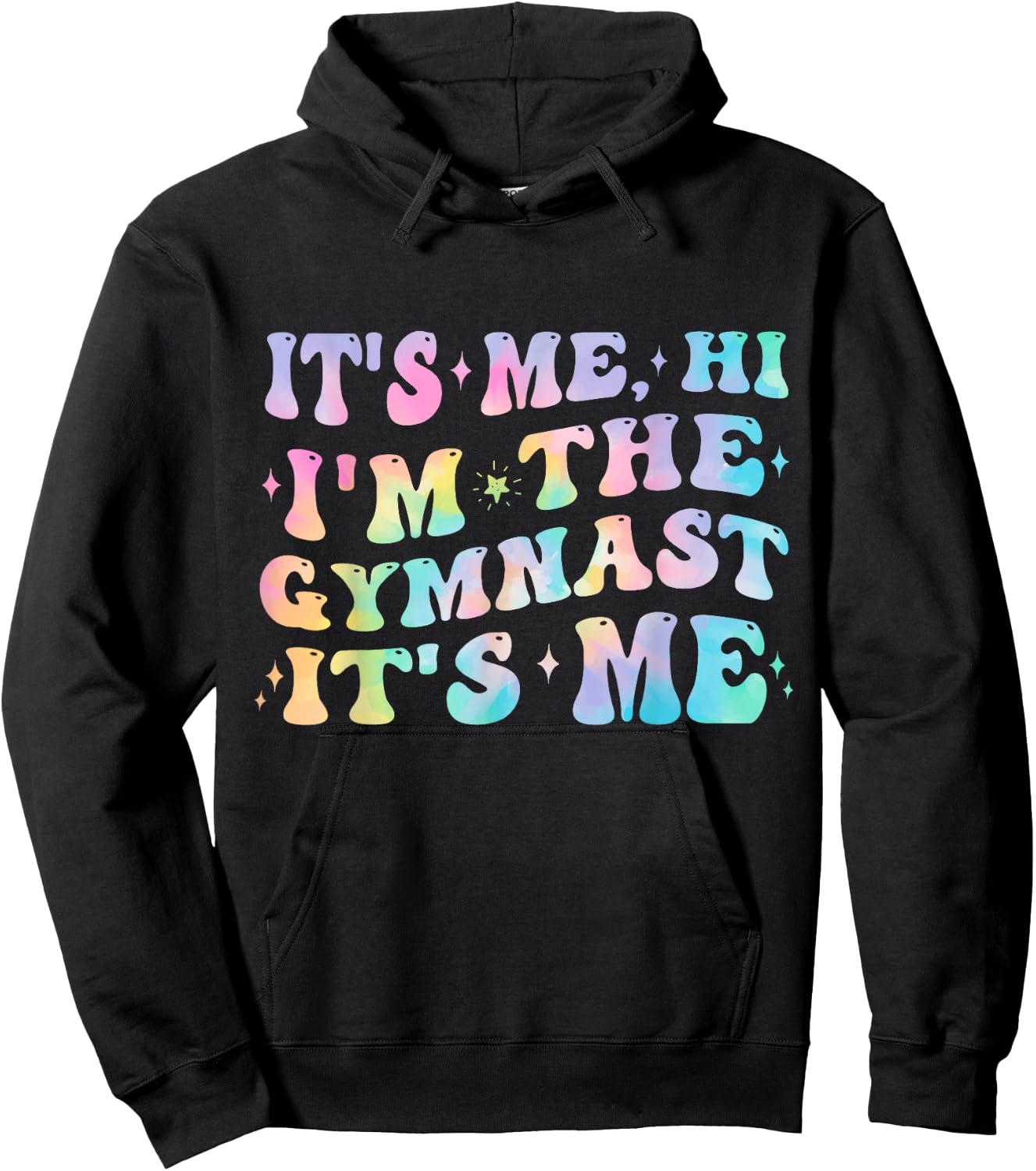 It’s Me Hi I’m The Gymnast It’s Me Gymnastics Women Girls Hoodie - Hoodie | Black
