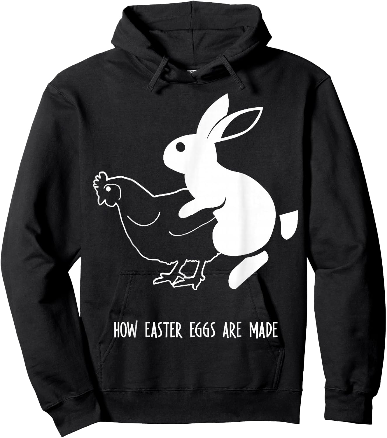 How Easter Eggs Are Made Funny Mating Hoodie - Hoodie | Black