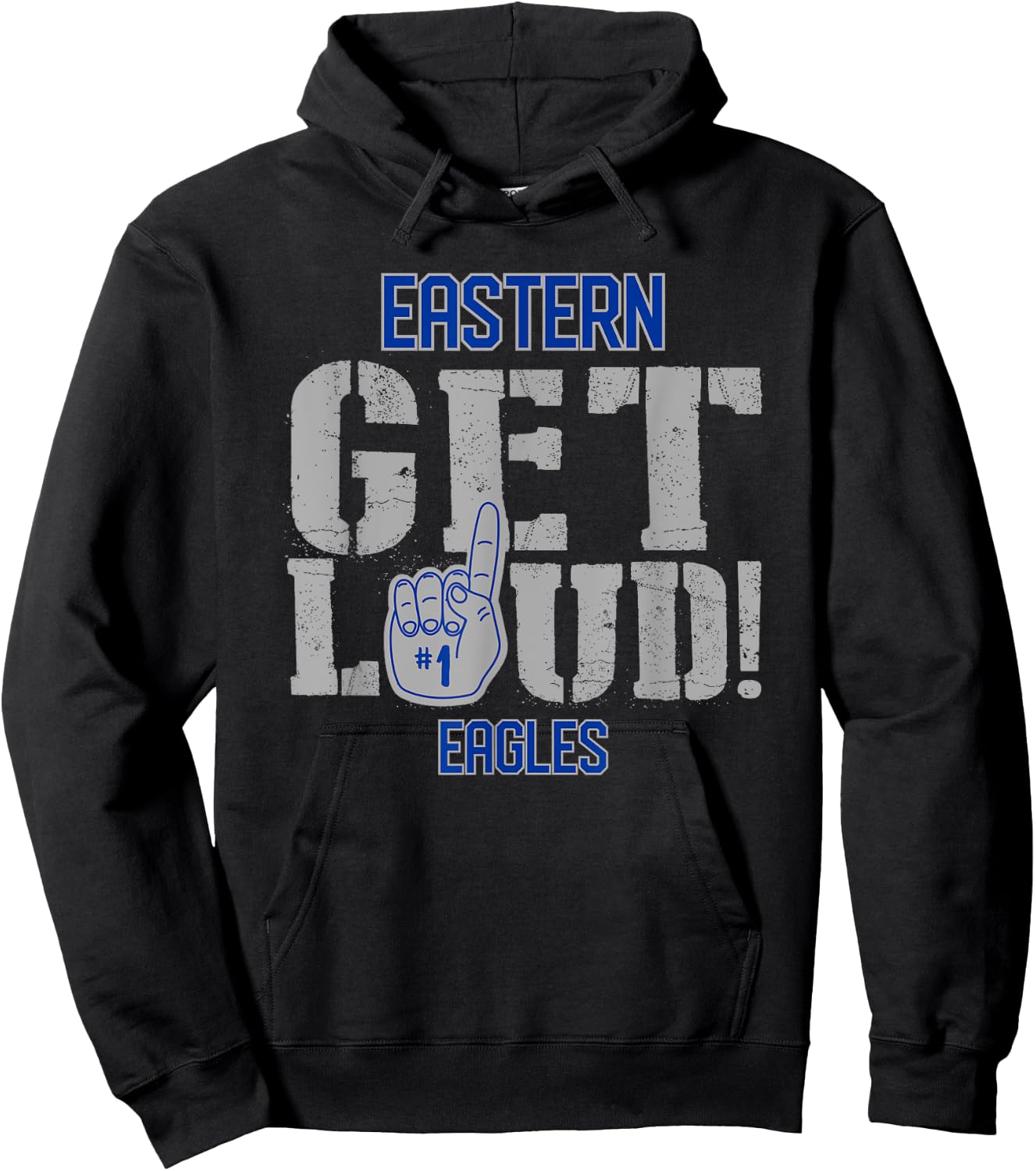 Eastern High School GET LOUD Eagles Hoodie - Hoodie | Black