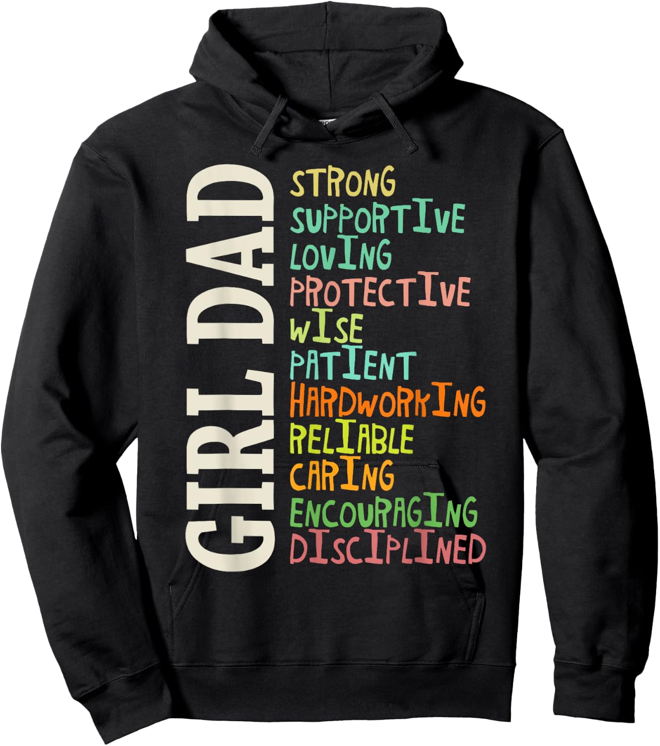 Dads of Daughters shirt for Dad Father Happy Father's Day Hoodie - Hoodie | Black