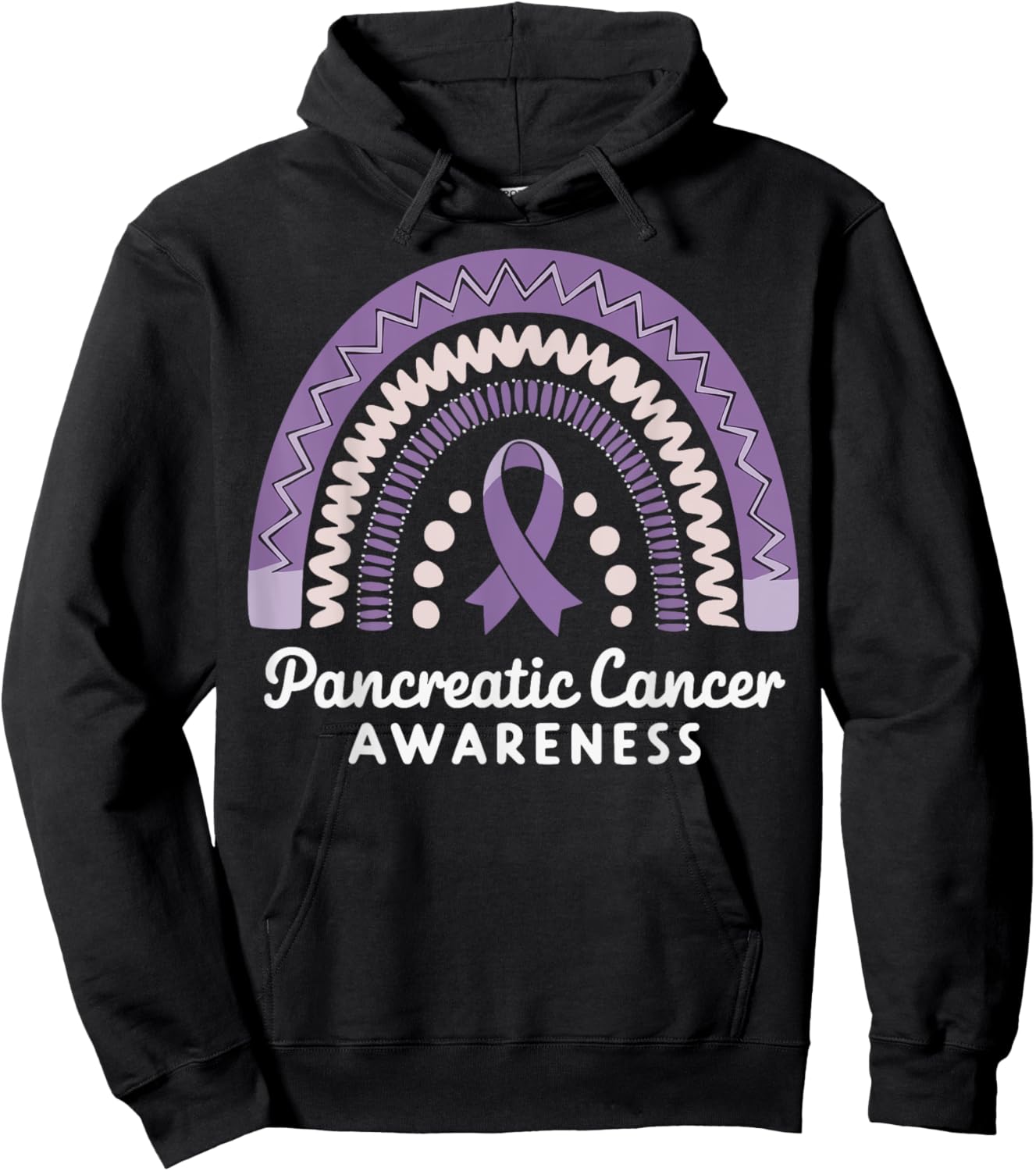 Pancreatic Cancer Awareness Hoodie - Hoodie | Black