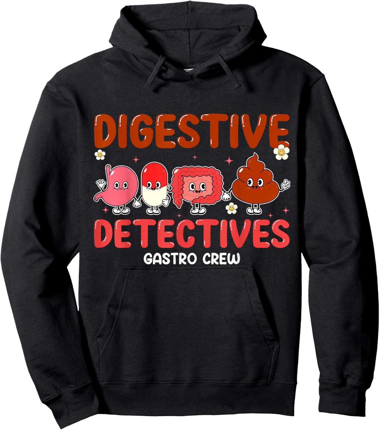 Digestive Detectives Gastro Crew Gift Nurse Practitioner Hoodie - Hoodie | Black